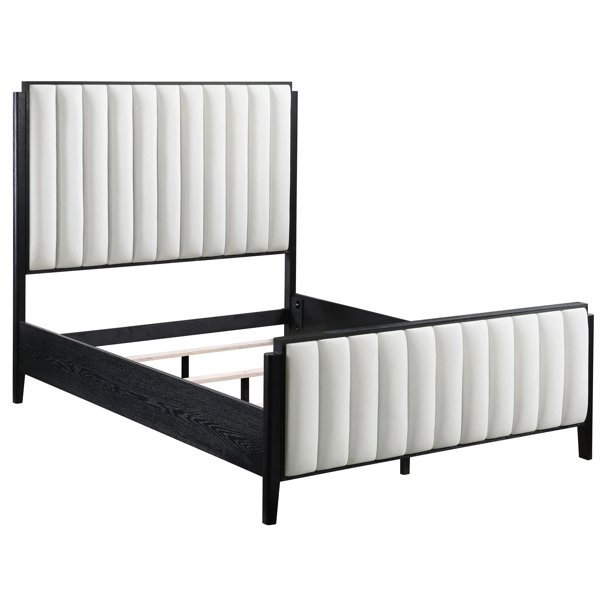 Coaster Furniture Brookmead 224710Q 60-inch Upholstered Queen Bed – Black