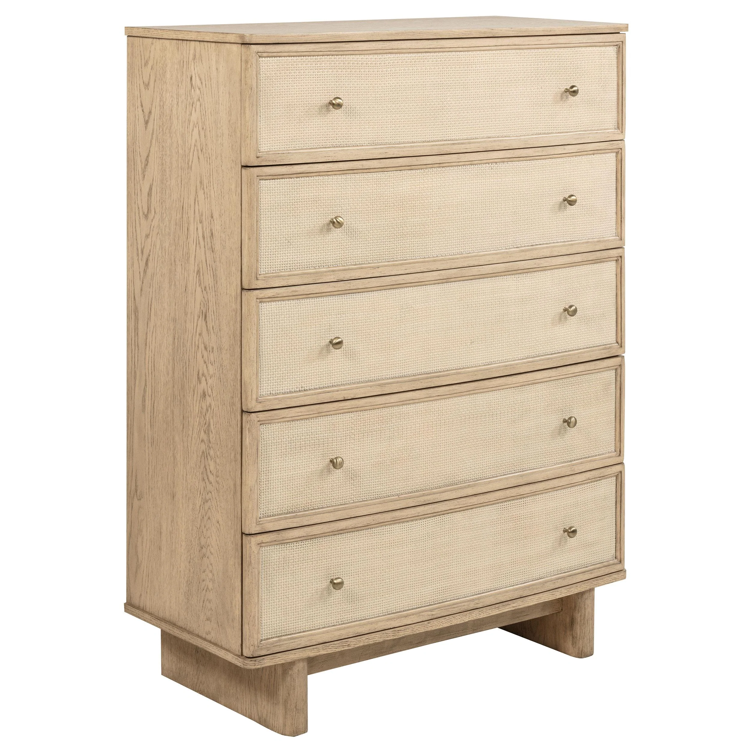 Coaster Furniture Kailani 225045 5-Drawer Bedroom Chest of Drawers - Beige Oak - Image 1