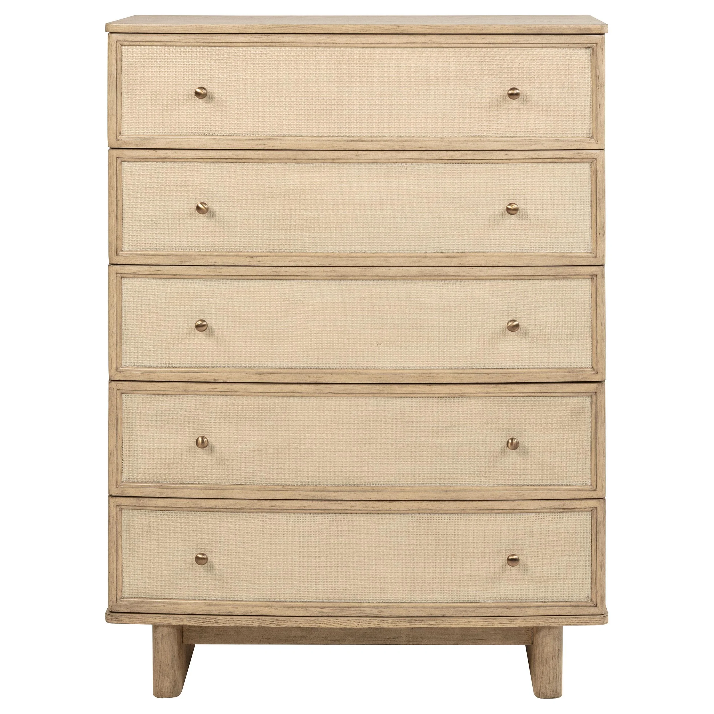 Coaster Furniture Kailani 225045 5-Drawer Bedroom Chest of Drawers - Beige Oak - Image 2
