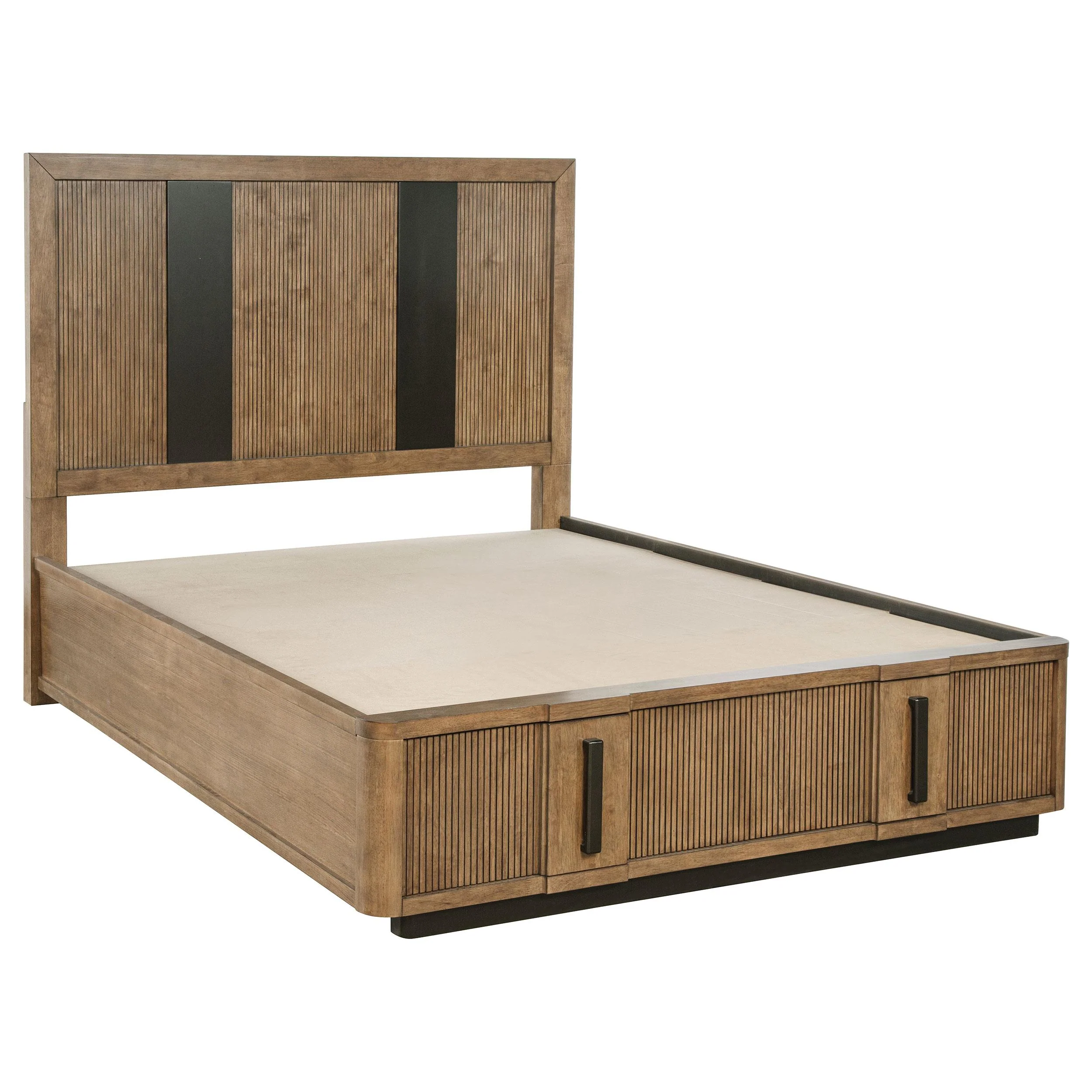 Coaster Furniture Terrace 224900KE 2-Drawer Eastern King Storage Bed - Ash Brown - Image 1