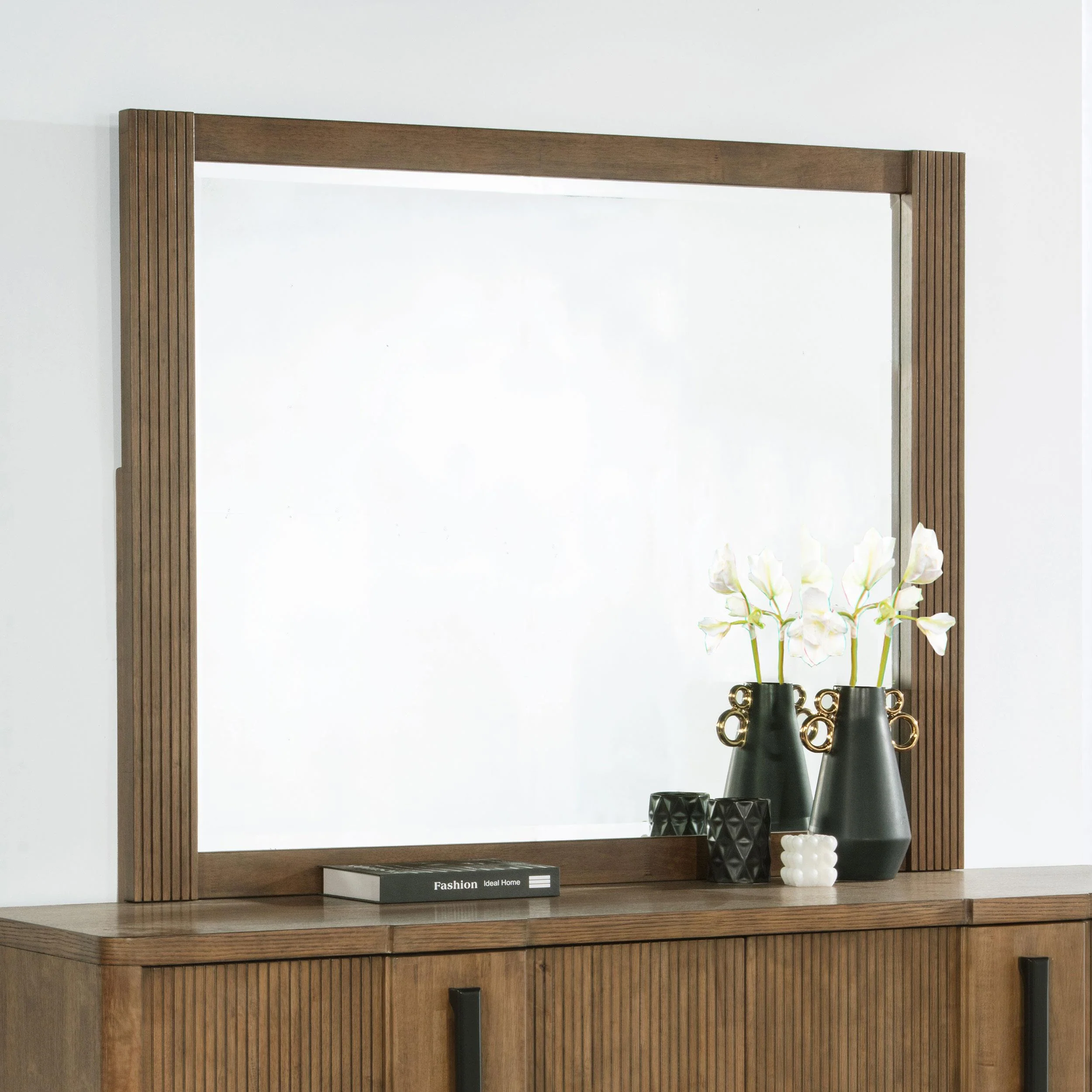 Coaster Furniture Terrace 224904 Dresser Mirror - Ash Brown - Image 3
