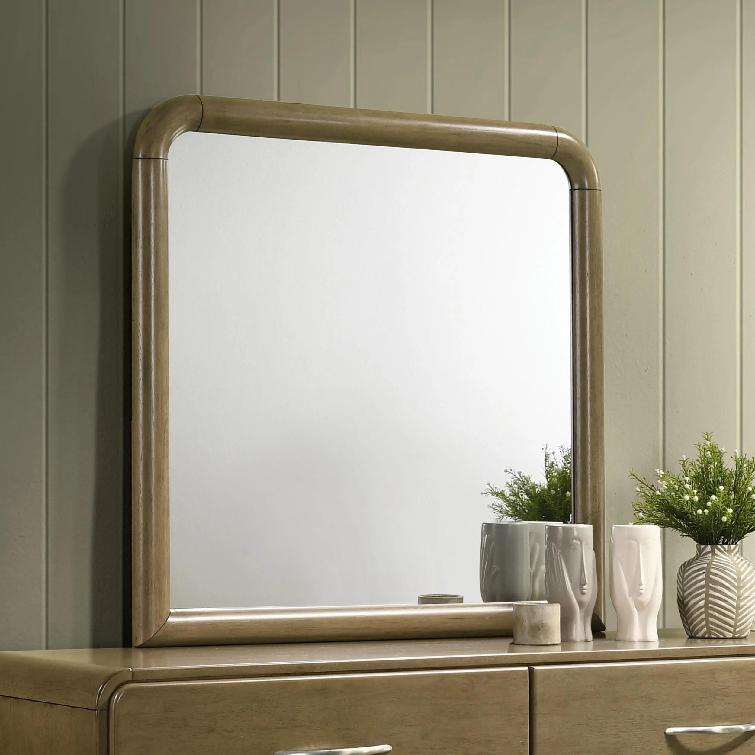 Coaster Furniture Amsbury 224274 Dresser Mirror - Nutmeg - Image 3