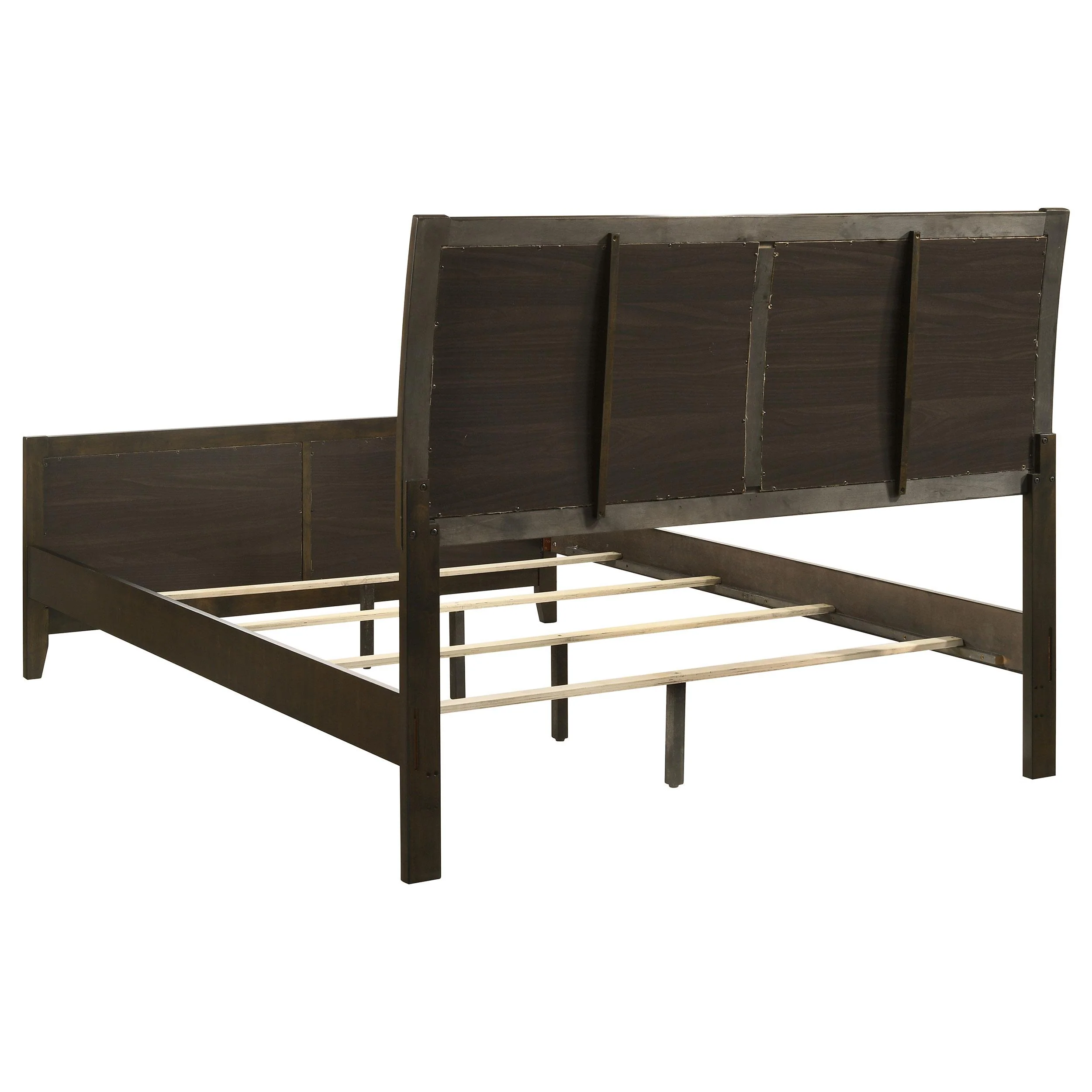Coaster Furniture Wilkes 224421Q 51-inch Upholstered Queen Bed - Dark Cocoa - Image 3