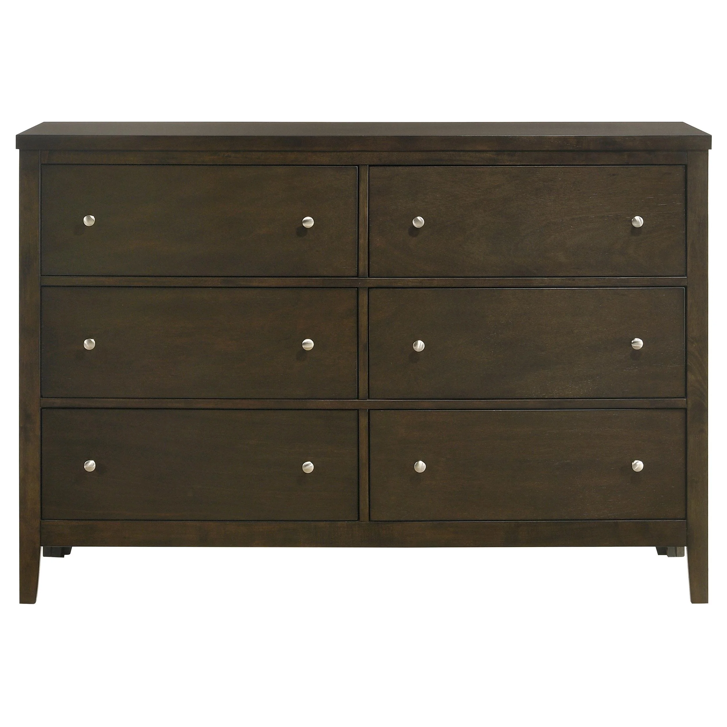 Coaster Furniture Wilkes 224423 6-Drawer Dresser Cabinet - Dark Cocoa - Image 2