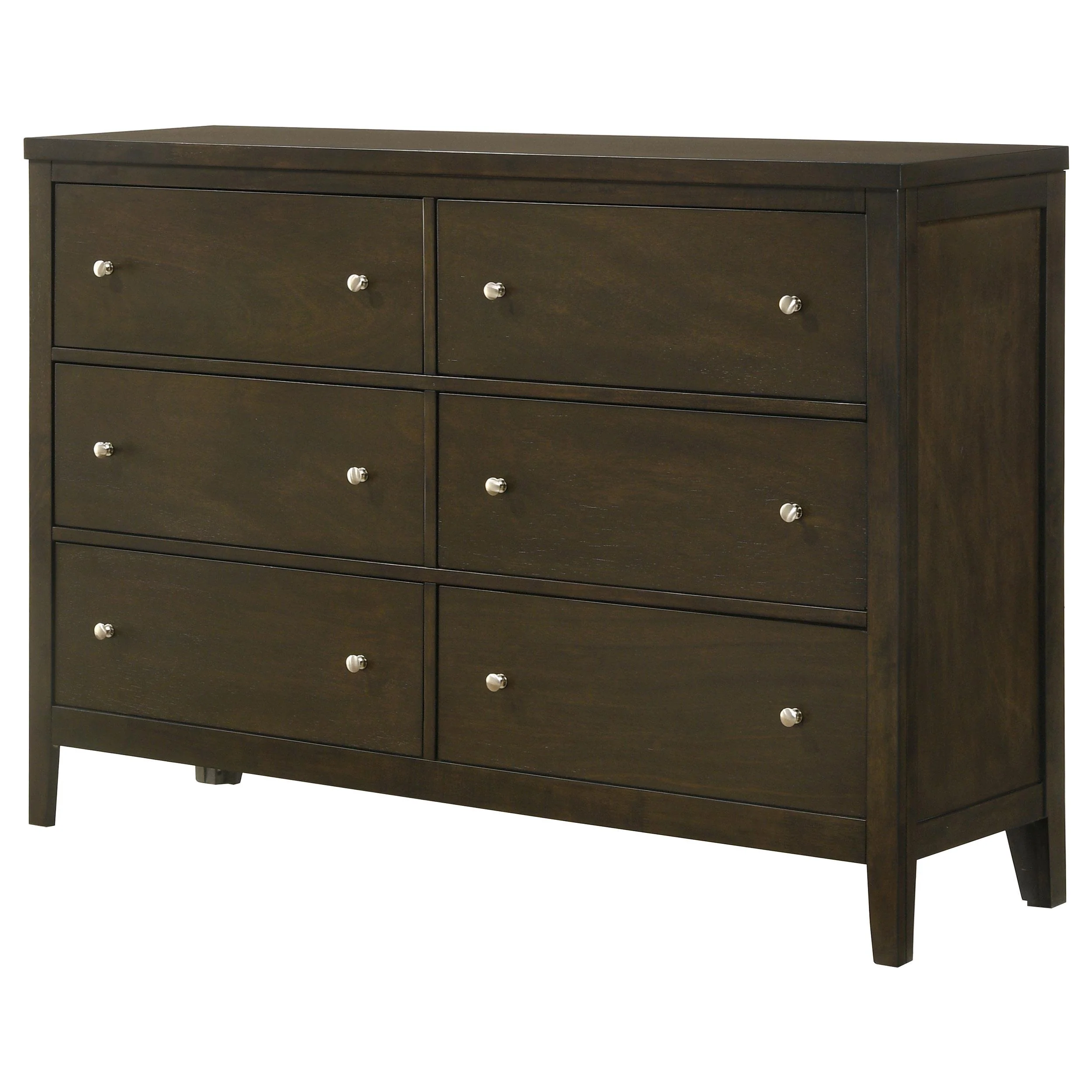 Coaster Furniture Wilkes 224423 6-Drawer Dresser Cabinet - Dark Cocoa - Image 3
