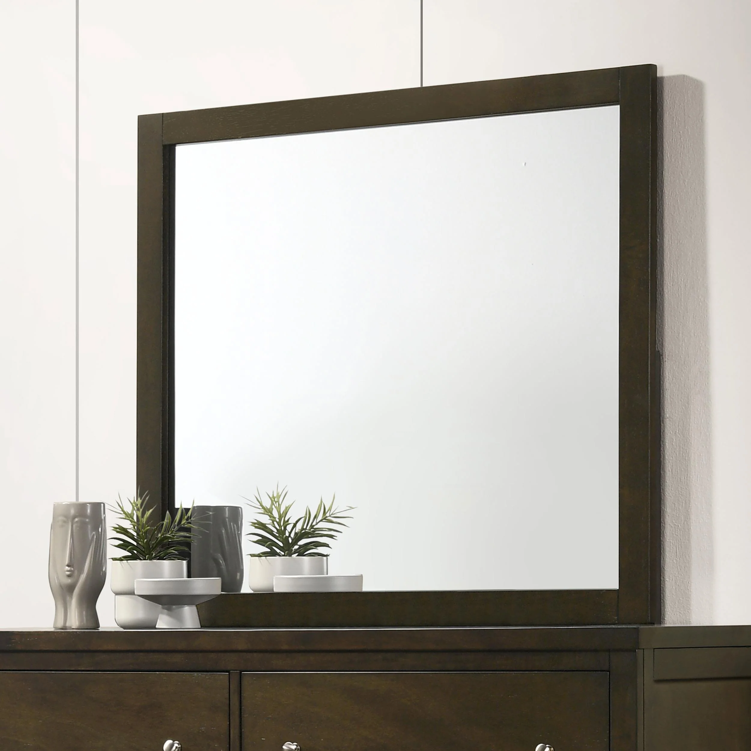 Coaster Furniture Wilkes 224424 Dresser Mirror - Dark Cocoa - Image 3
