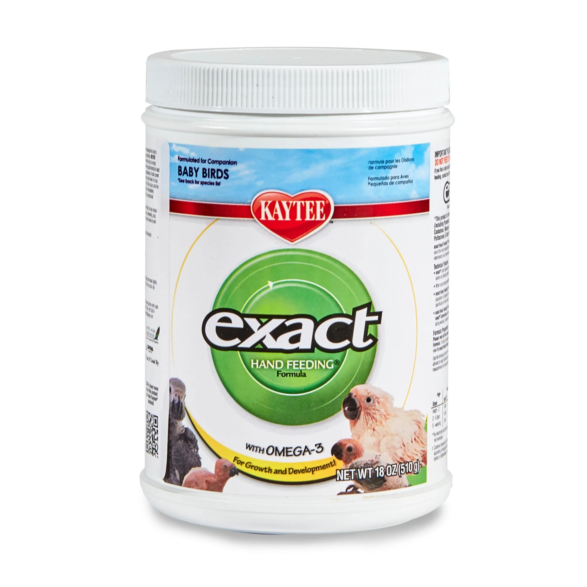 Kaytee Exact Handfeeding -- Baby Bird 18 oz  Instant Formula - Image 1