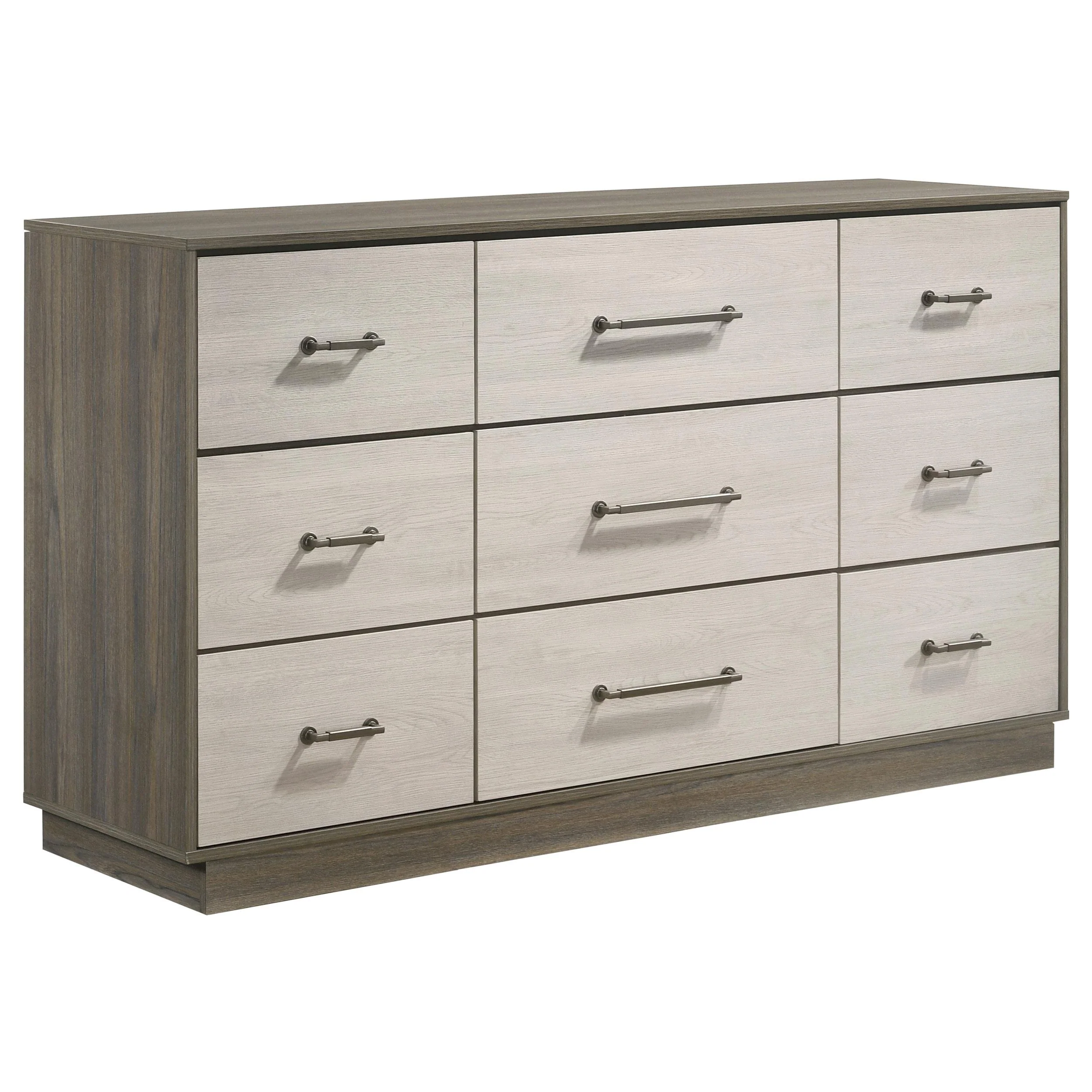 Coaster Furniture Fenwick 224983 9-Drawer Dresser – Grey Oak