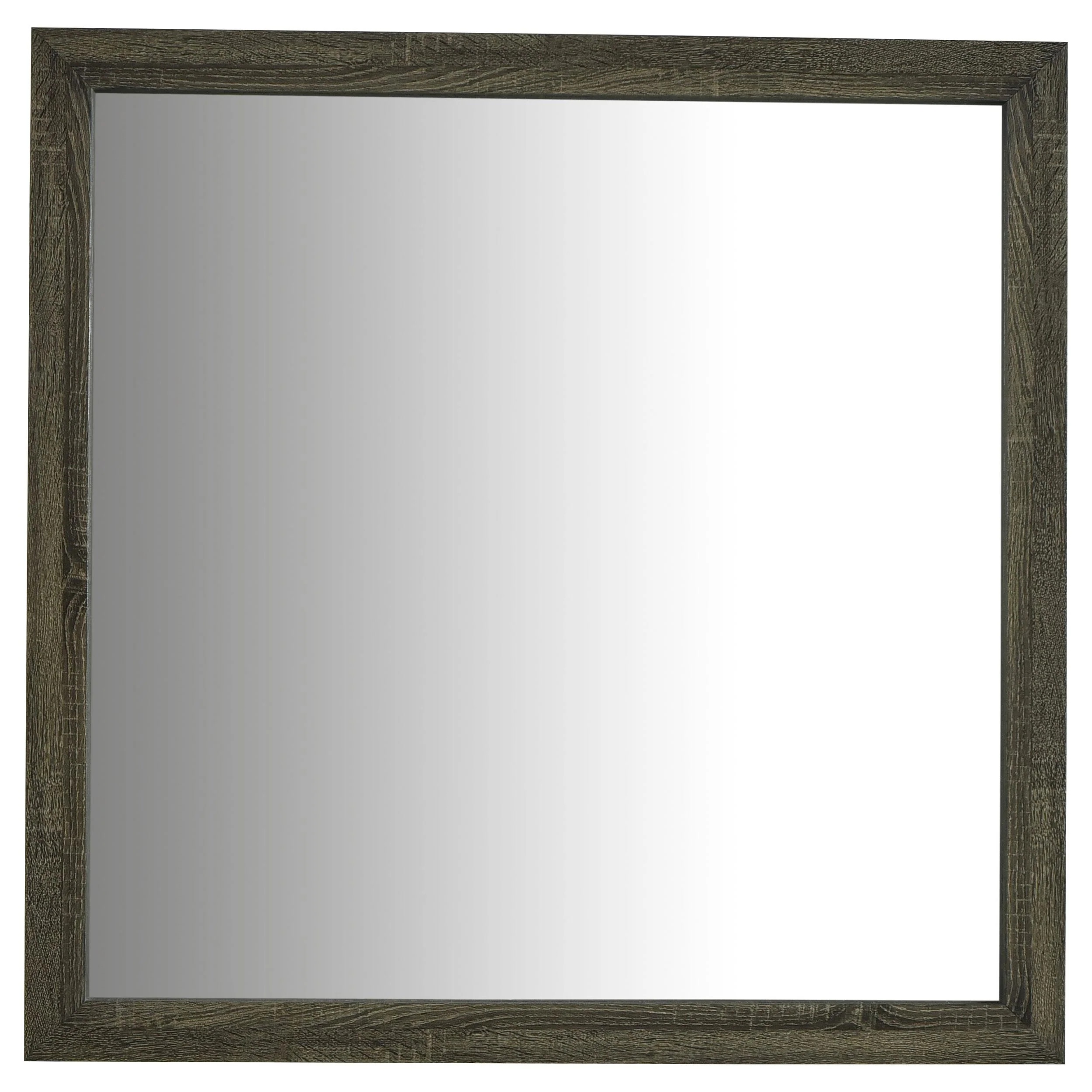 Coaster Furniture Wright 223344 Dresser Mirror - Brown Oak - Image 2