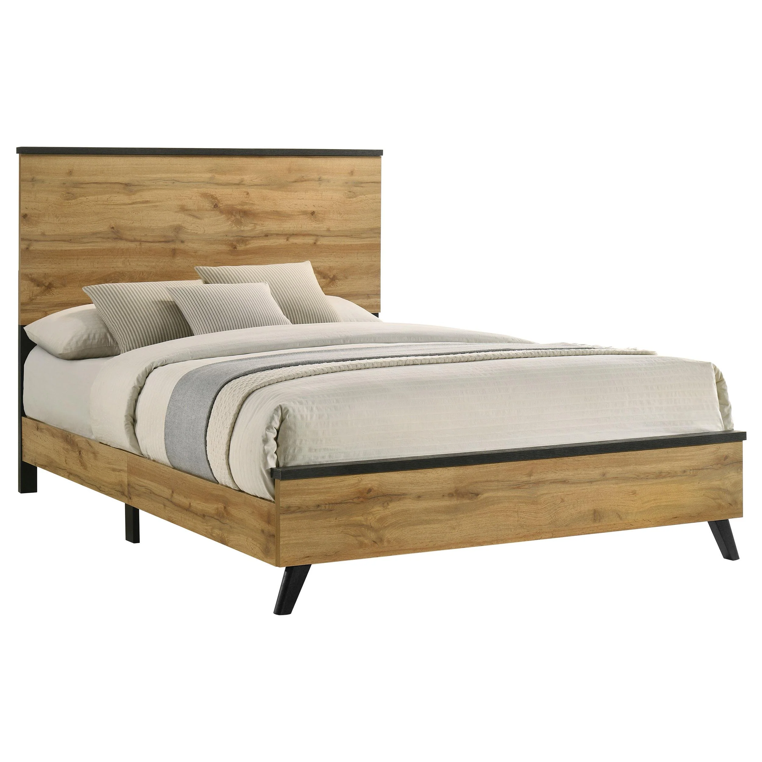 Coaster Furniture Kaywood 225001KE 52-inch Eastern King Panel Bed - Natural Pine - Image 2