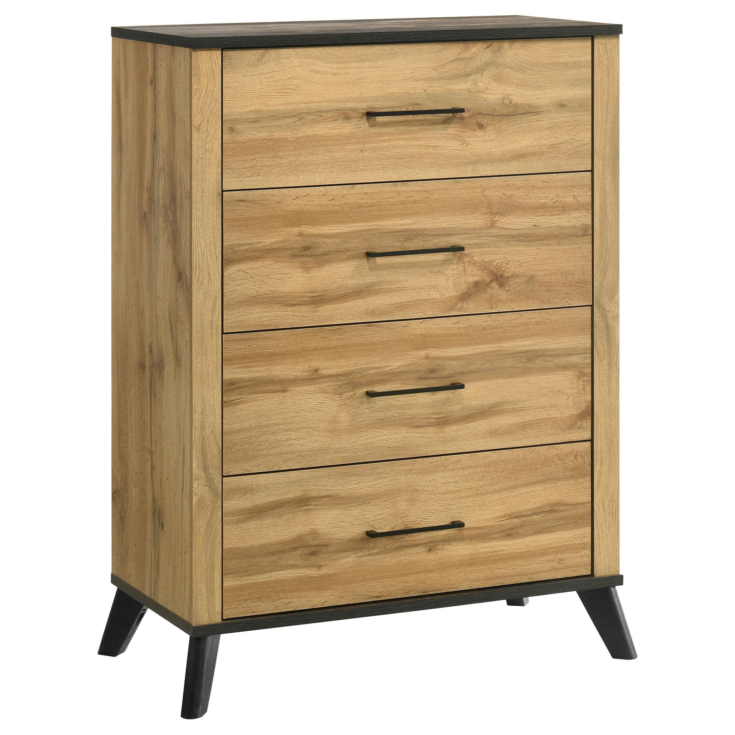 Coaster Furniture Kaywood 225005 4-Drawer Bedroom Chest of Drawers – Natural Pine