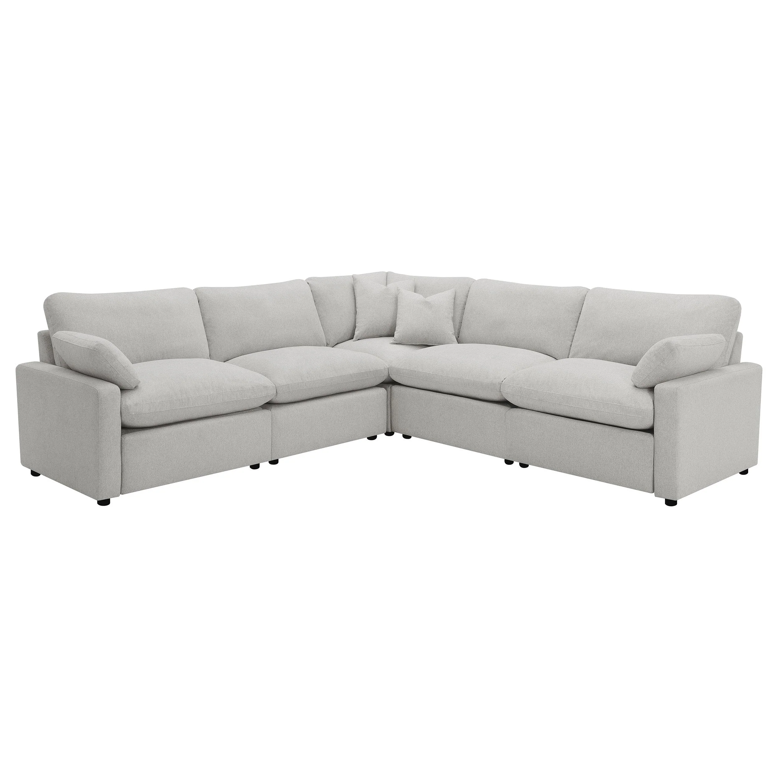 Coaster Furniture Collins 609560P 5 pc Modular Power Reclining Sectional – Grey