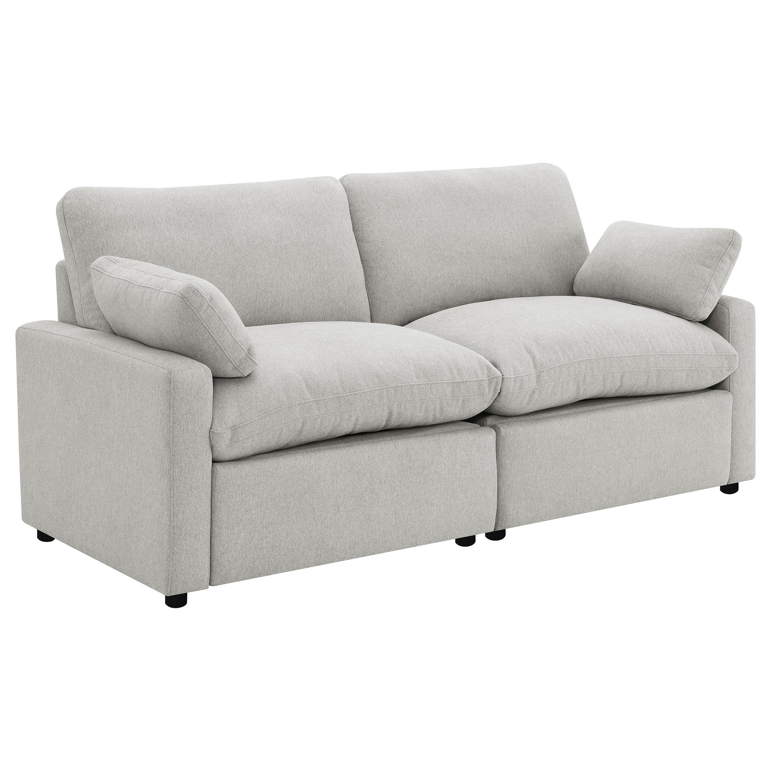 Coaster Furniture Collins 609562P Modular Power Loveseat – Grey