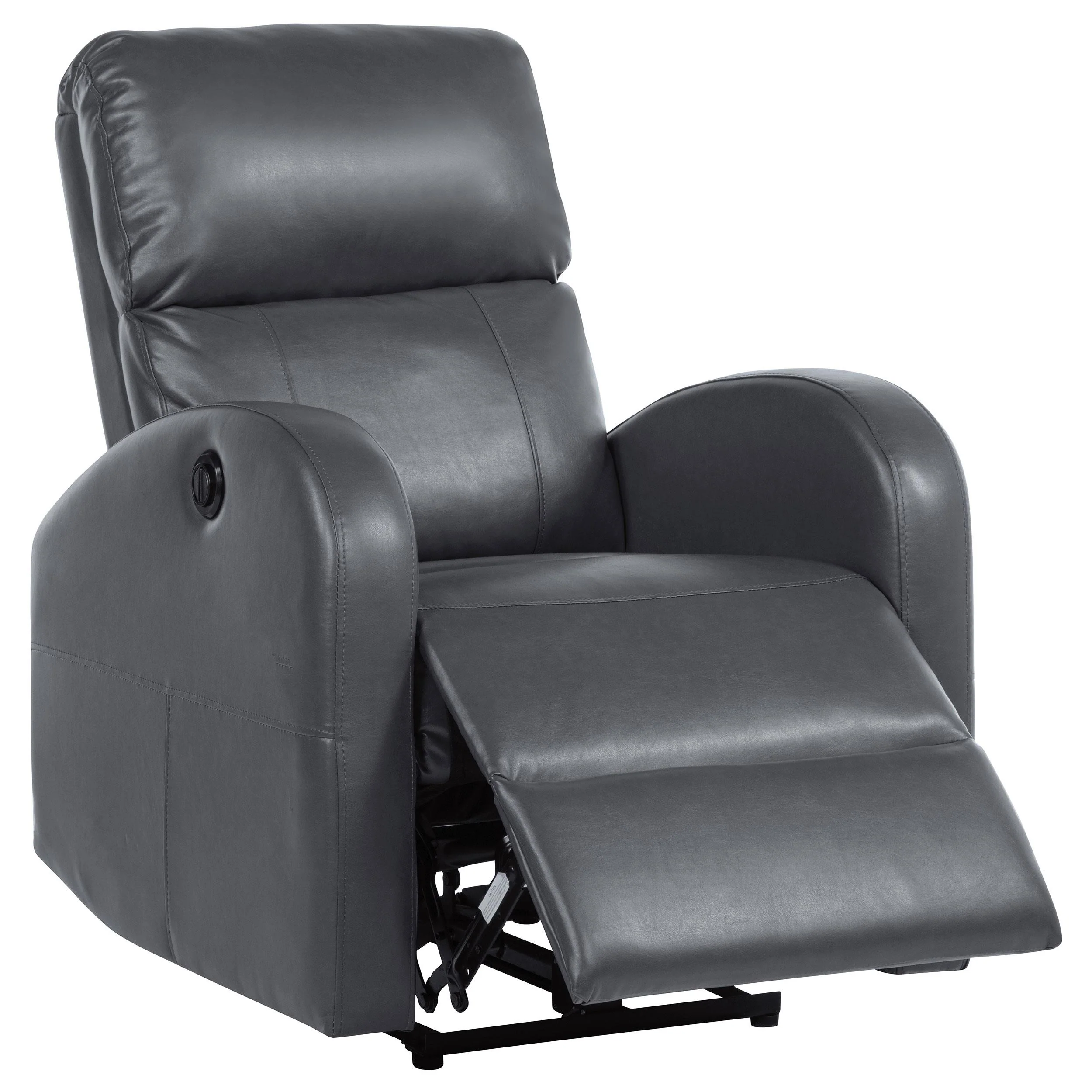 Coaster Furniture Grant 601499P Upholstered Power Recliner Chair - Grey - Image 2