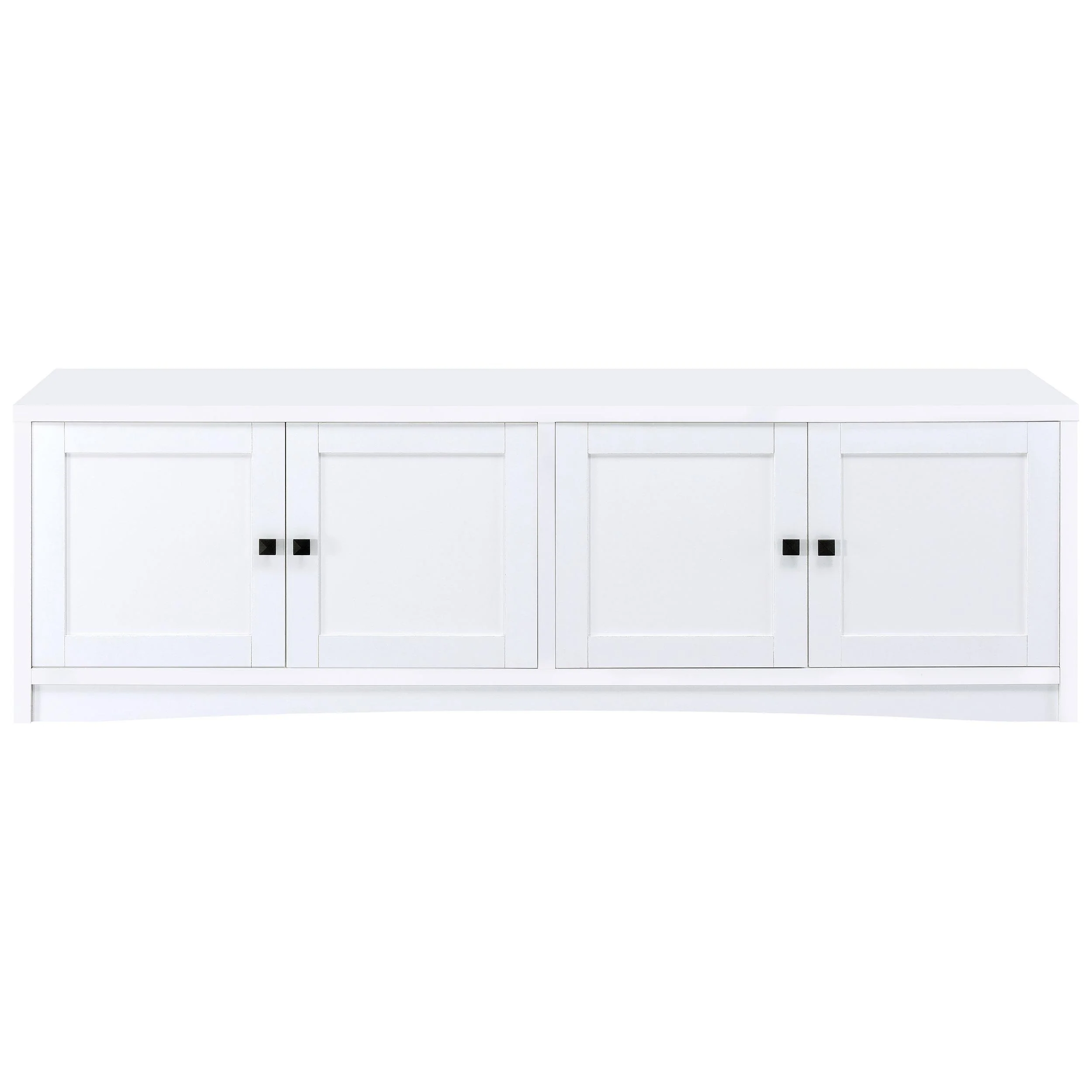 Coaster Furniture Laughlin 724113 4-door Engineered Wood 78-inch TV Stand - White - Image 3