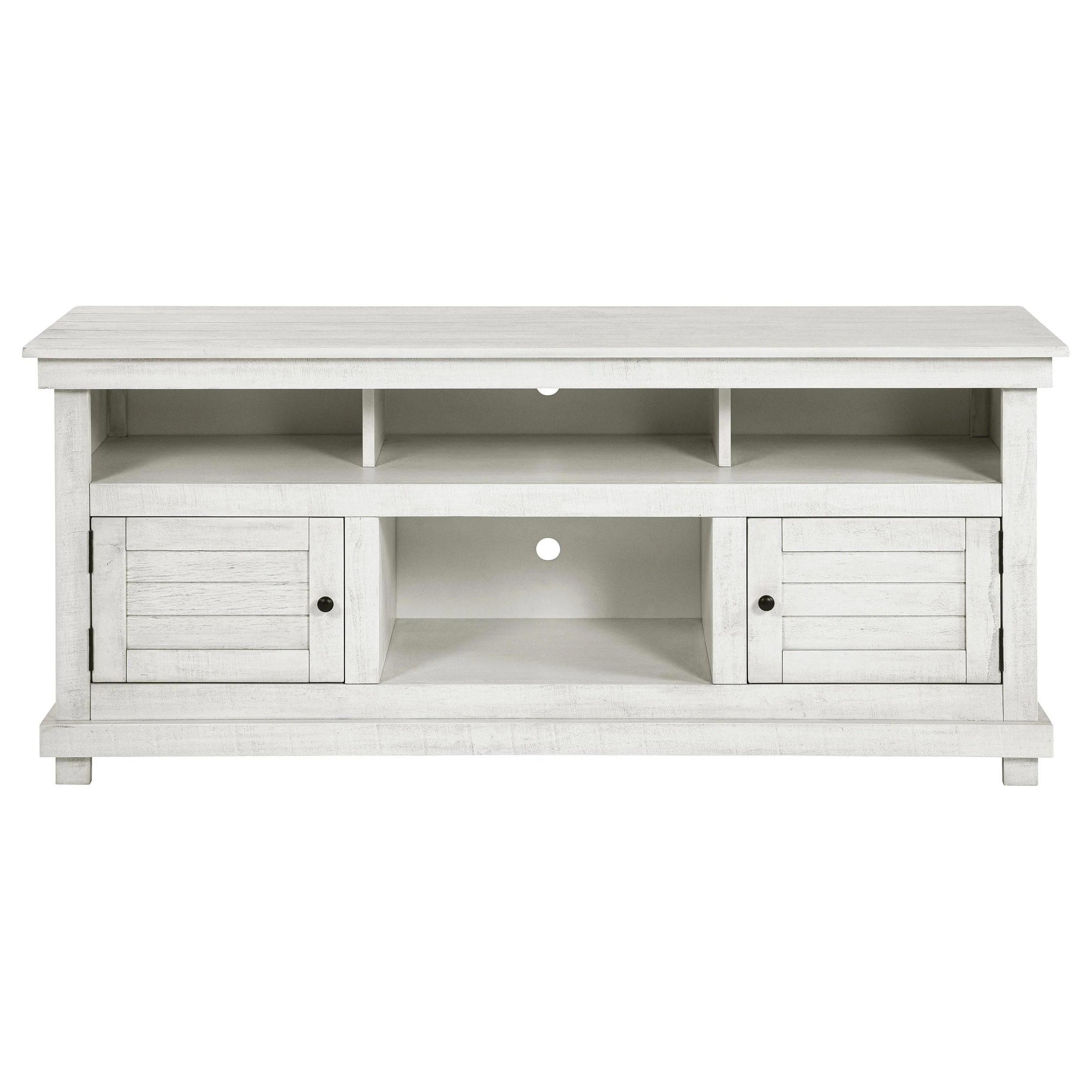 Coaster Furniture Payne 710052 60-inch TV Stand Media Console - Distressed White - Image 2