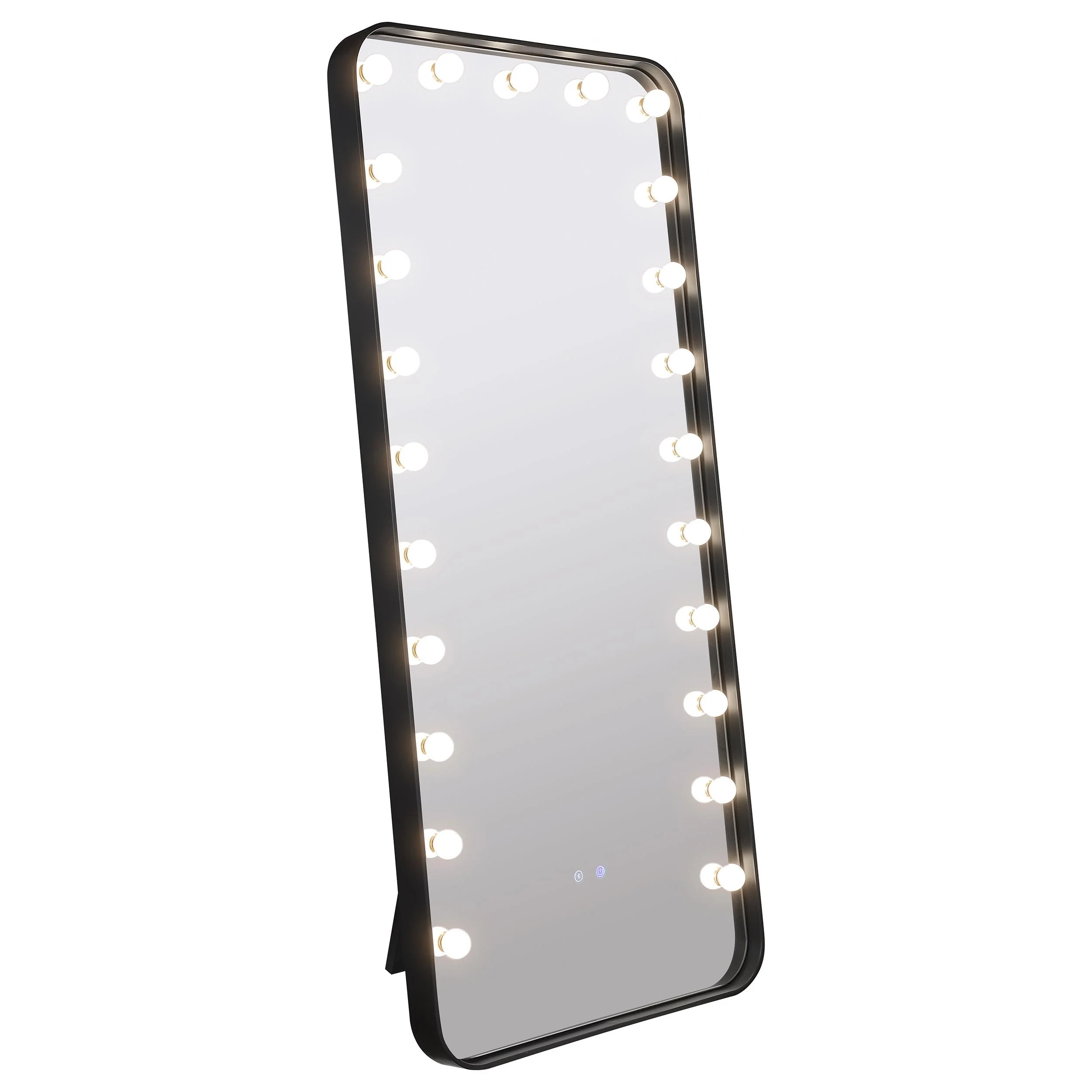 Coaster Furniture Canton 961577 32 x 71 Inch LED Standing Mirror with Speakers - Black - Image 3