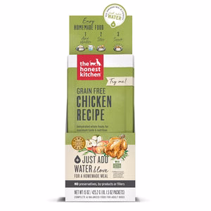 The Honest Kitchen Grain Free Pouch 1.5oz Chicken - Image 1