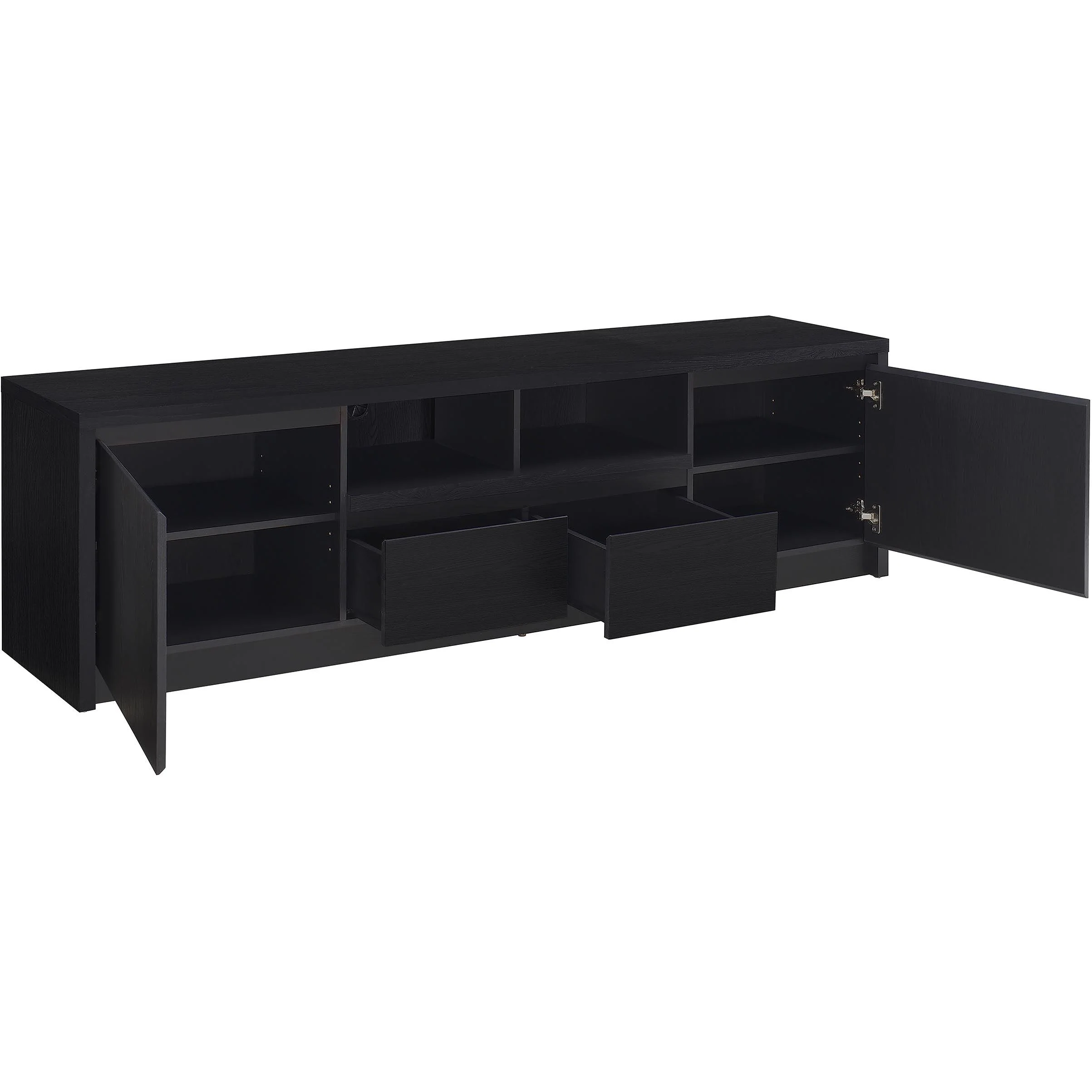 Coaster Furniture Winfield 706223 78-inch 2-door TV Stand Media Console - Black - Image 3