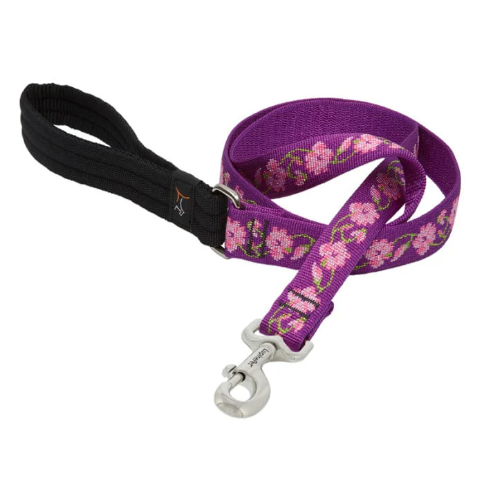Lupine Pet Dog 4 Ft Long 1 In Leash Original Designs Rose Garden - Image 1