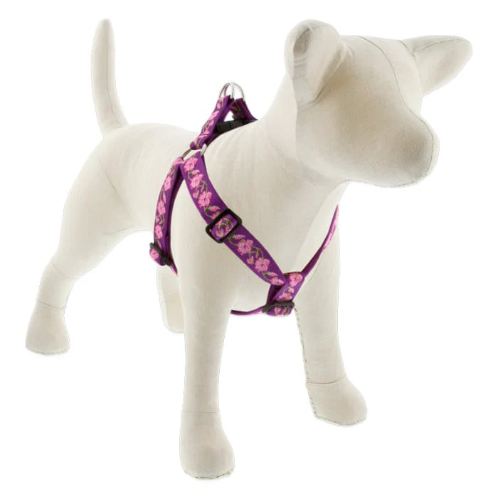 Lupine Pet Dog 1 In Wide 24-38 In Step  In Harness Original Designs Rose Garden - Image 1
