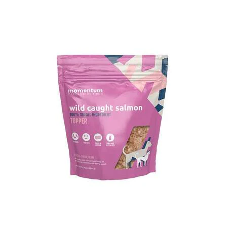 Momentum Dog Freeze Dried Food Topper 3.75oz Salmon - Image 1