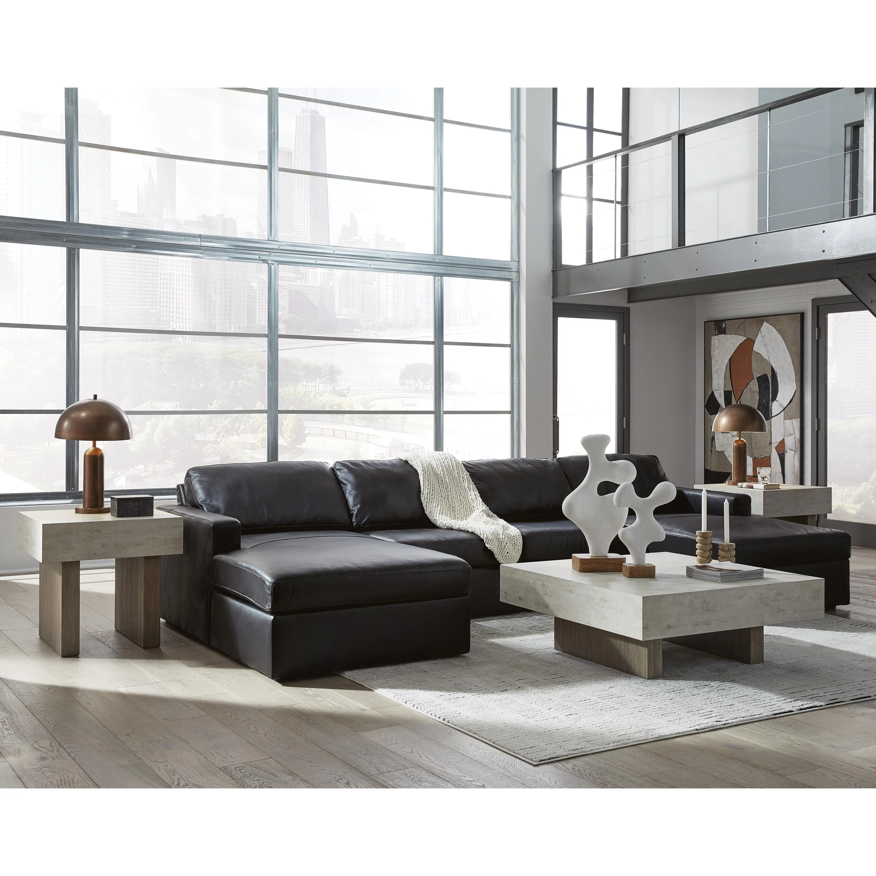 Signature Design by Ashley ModMax II 74305S19 4 pc Double Chaise Sectional - Image 3