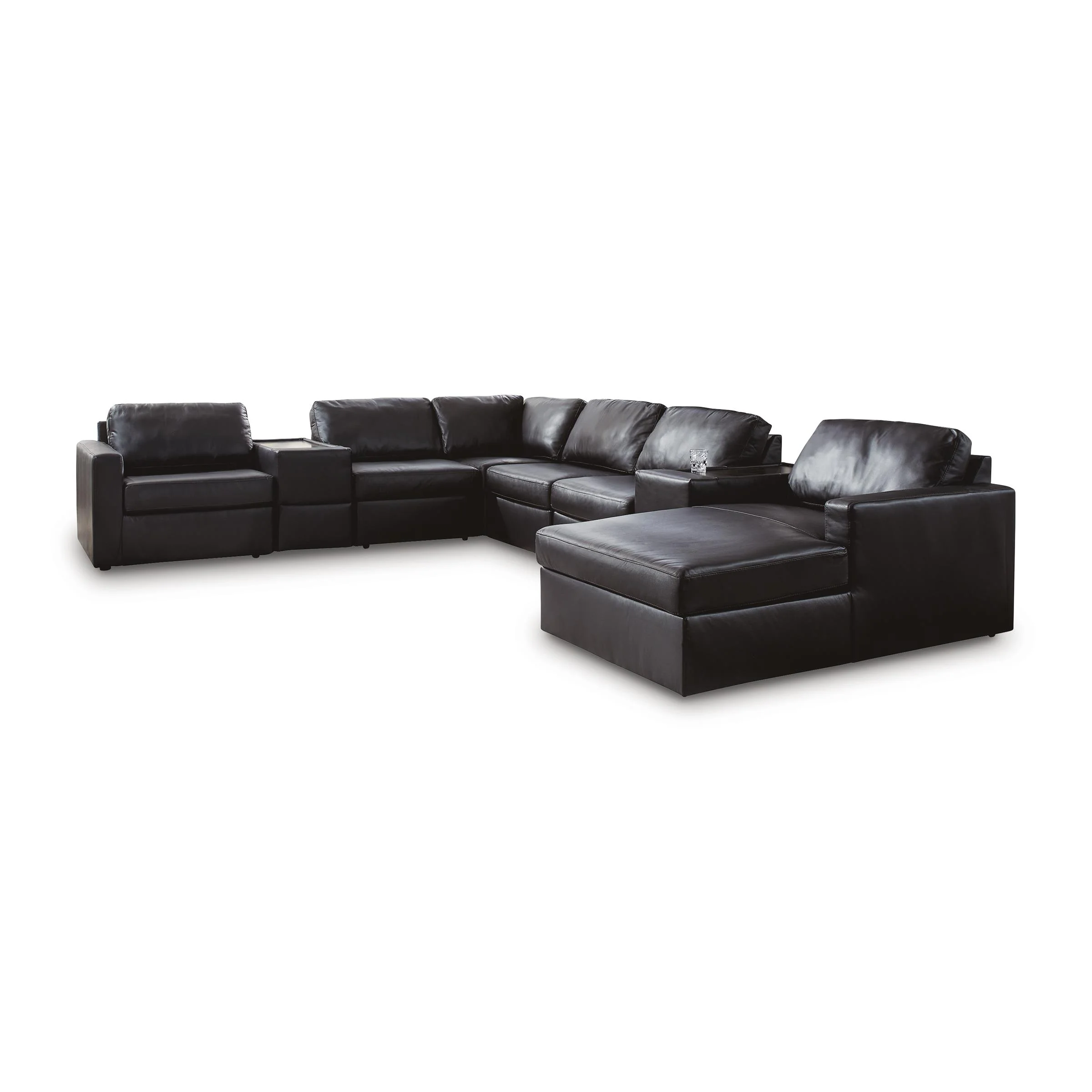 Signature Design by Ashley ModMax II 74305S42 8 pc Sectional with Chaise and Storage Consoles - Image 1