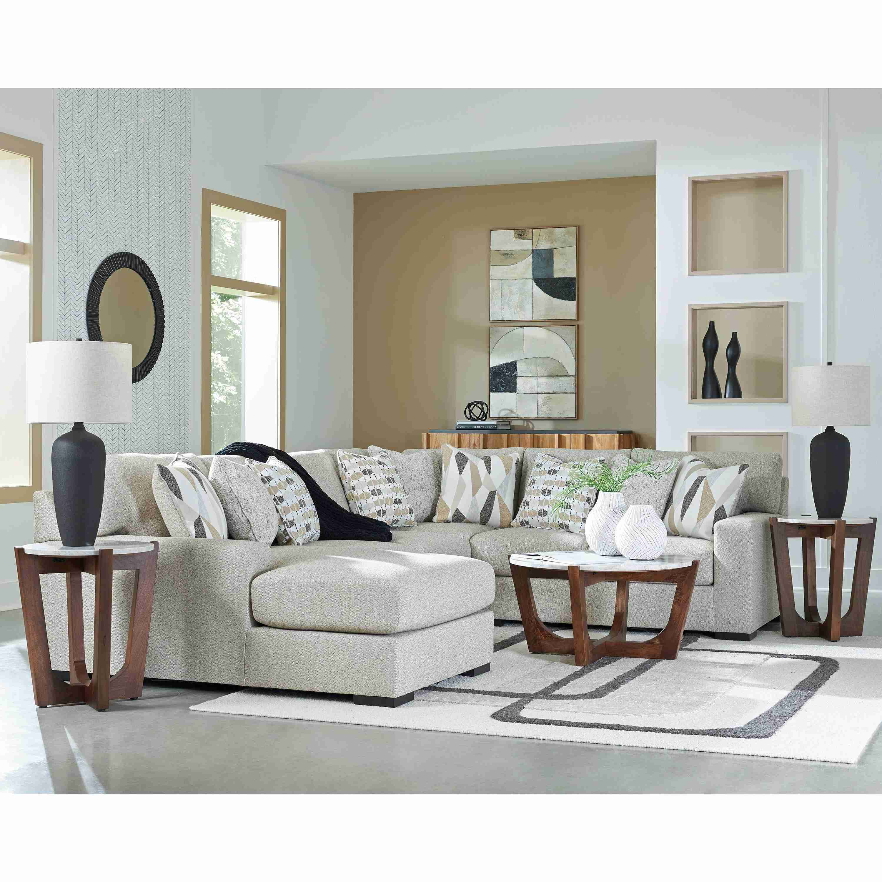Benchcraft Laurelgrove 75105S1 4 pc Sectional with Chaise - Image 3