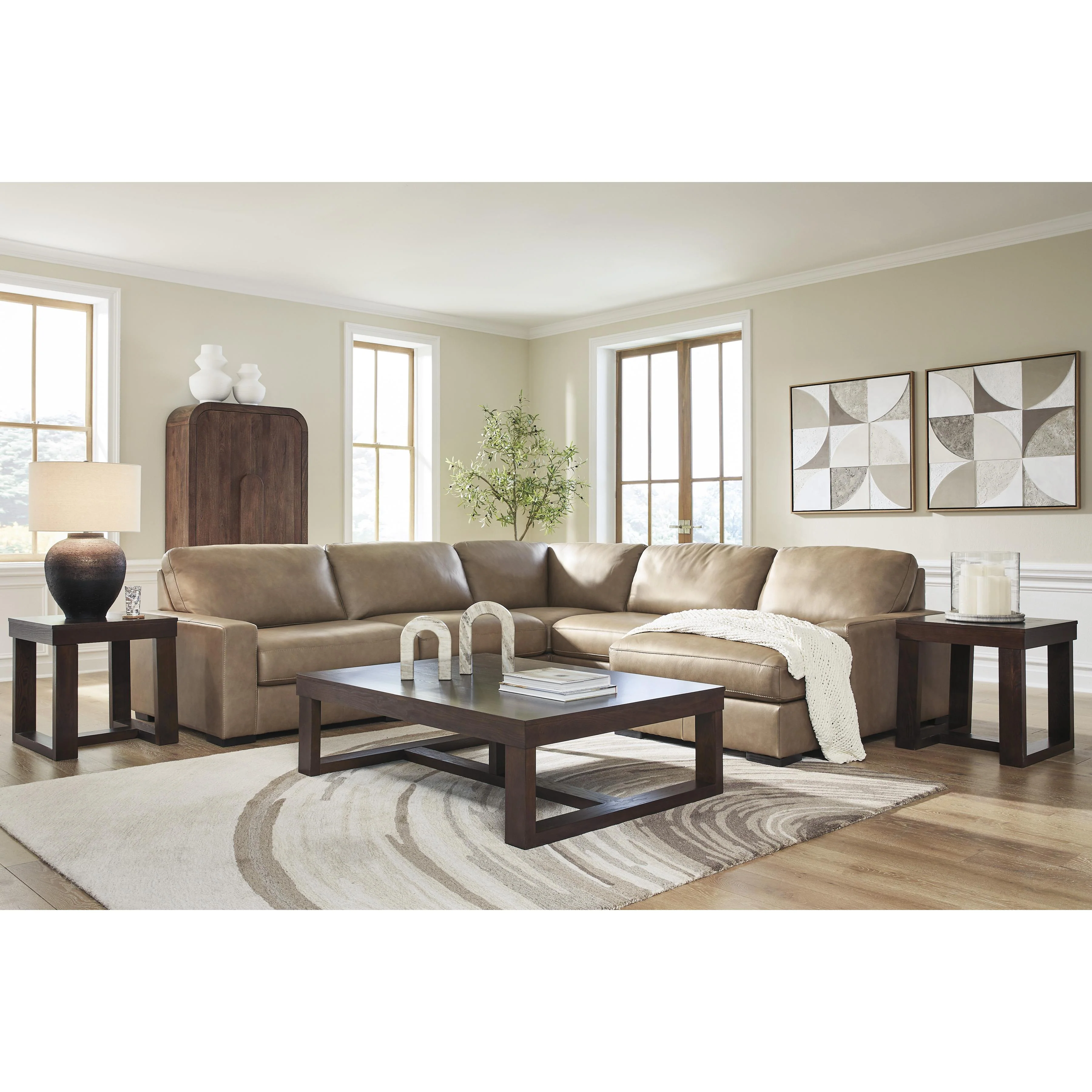Benchcraft Veronella 76106S13 5 pc Sectional with Chaise - Image 3