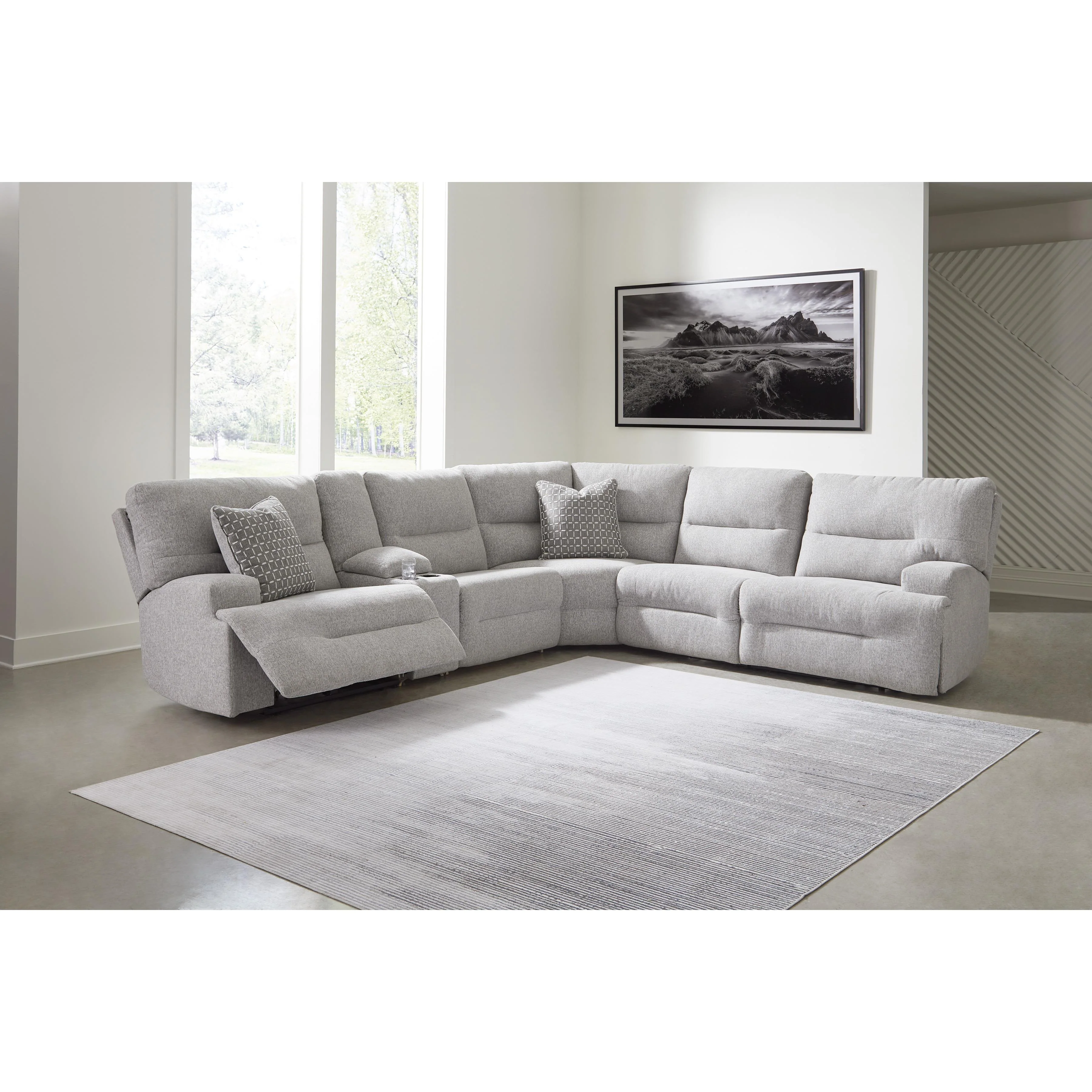 Signature Design by Ashley Acklen Place 93605S9 6 pc Power Reclining Sectional - Image 1