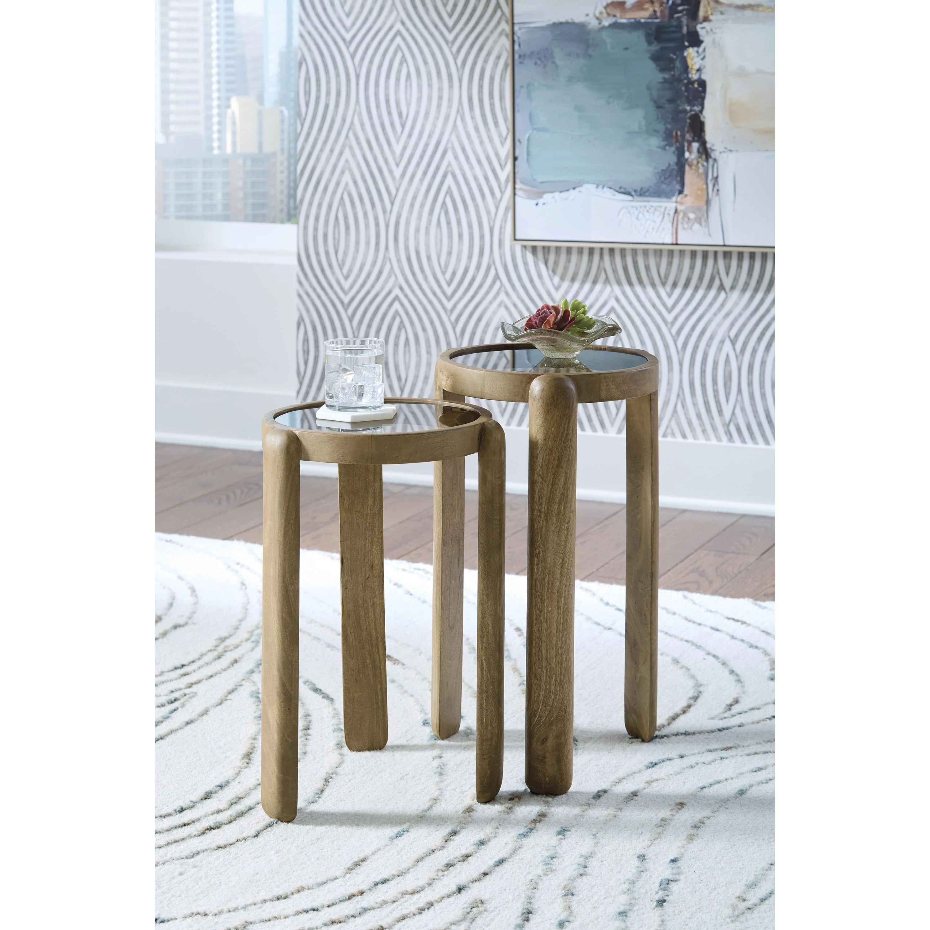 Signature Design by Ashley Jossor A4000726 Accent Table Set - Image 3