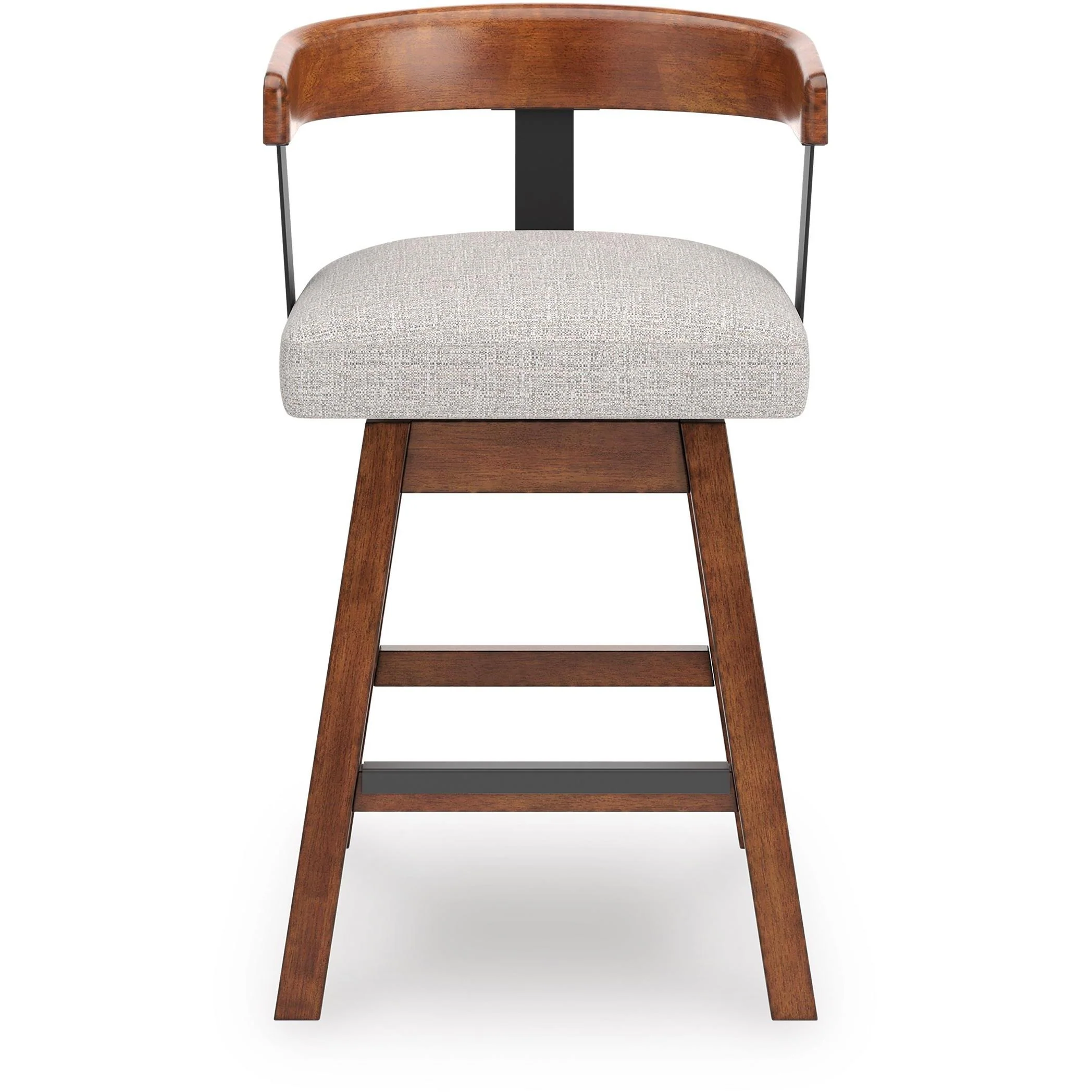 Signature Design by Ashley Ralene D594-224 Upholstered Swivel Barstool - Image 2