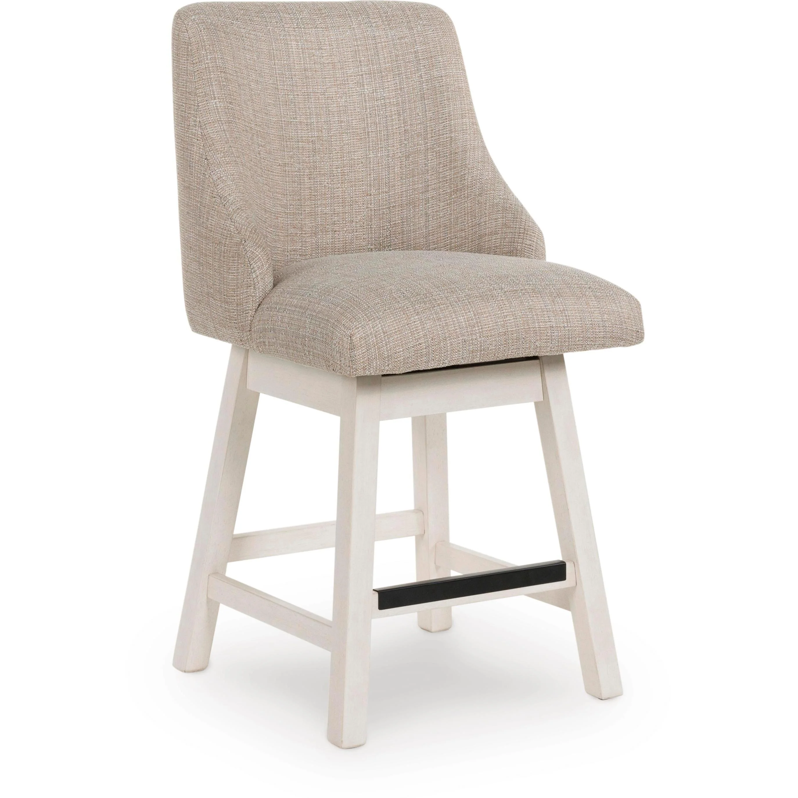 Signature Design by Ashley Robbinsdale D642-324 Upholstered Swivel Barstool - Image 1