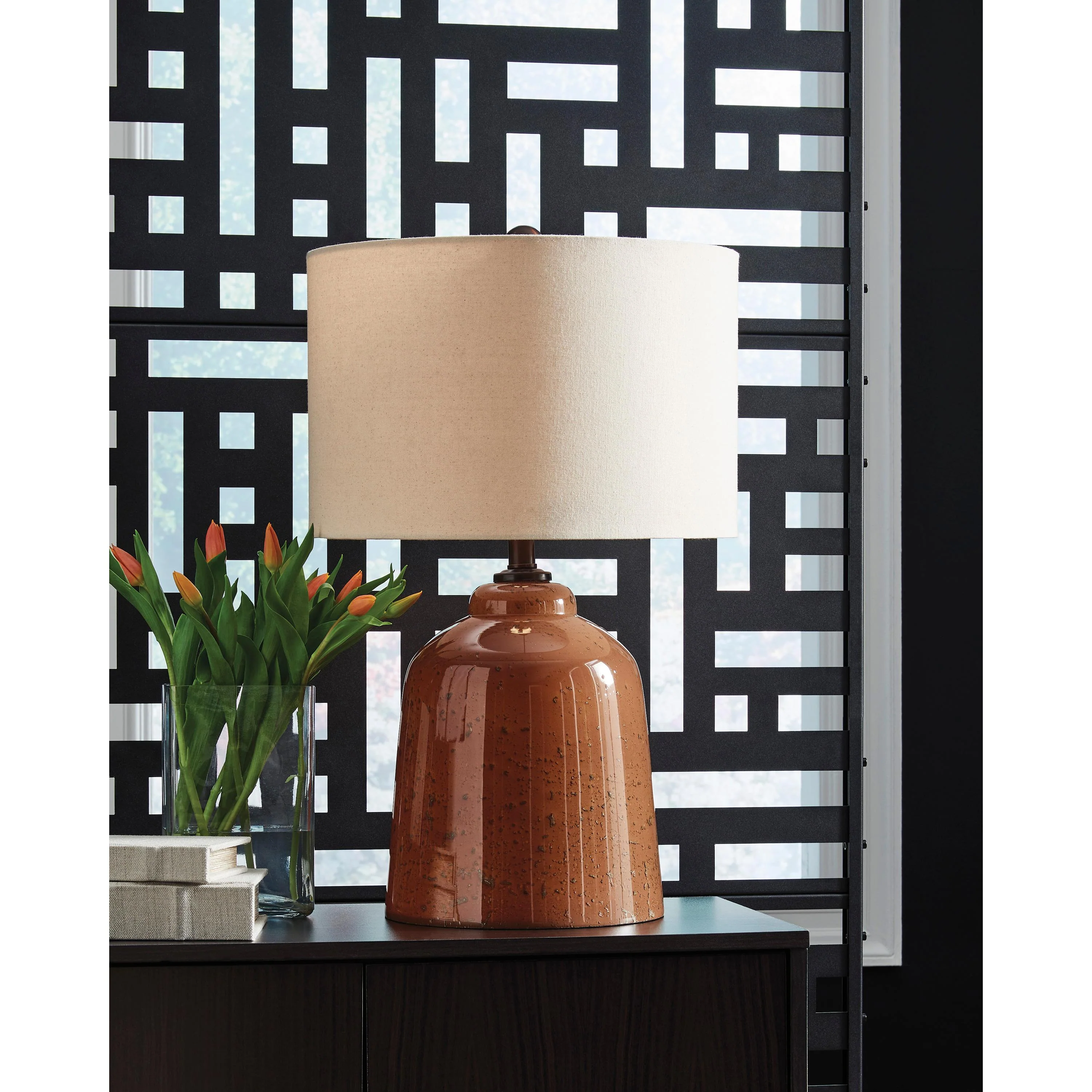 Signature Design by Ashley Aaleahya L430904 Glass Table Lamp - Image 2