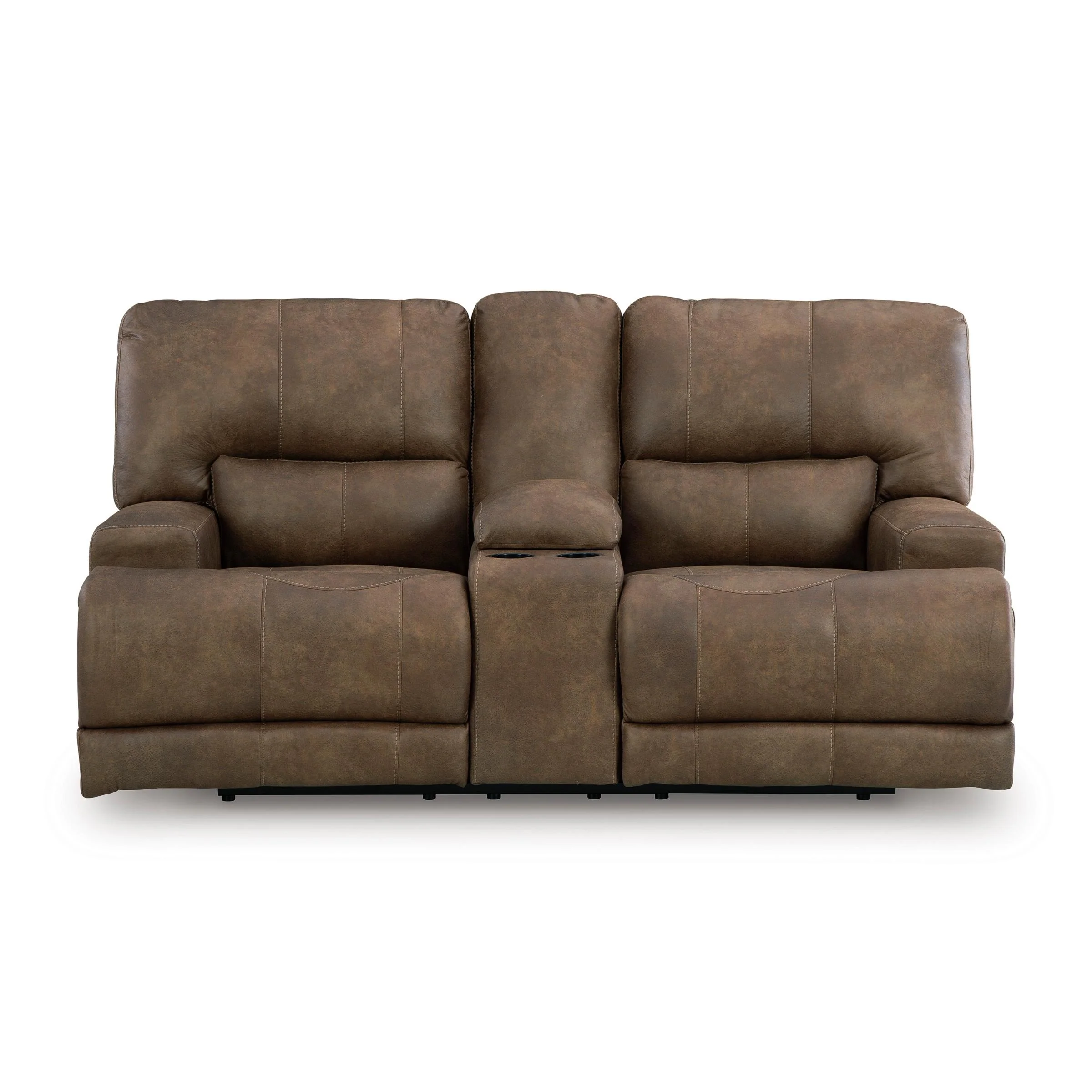 Signature Design by Ashley Beckley Place PC9180218 Power Reclining Loveseat with Console and Adjustable Headrest - Image 3