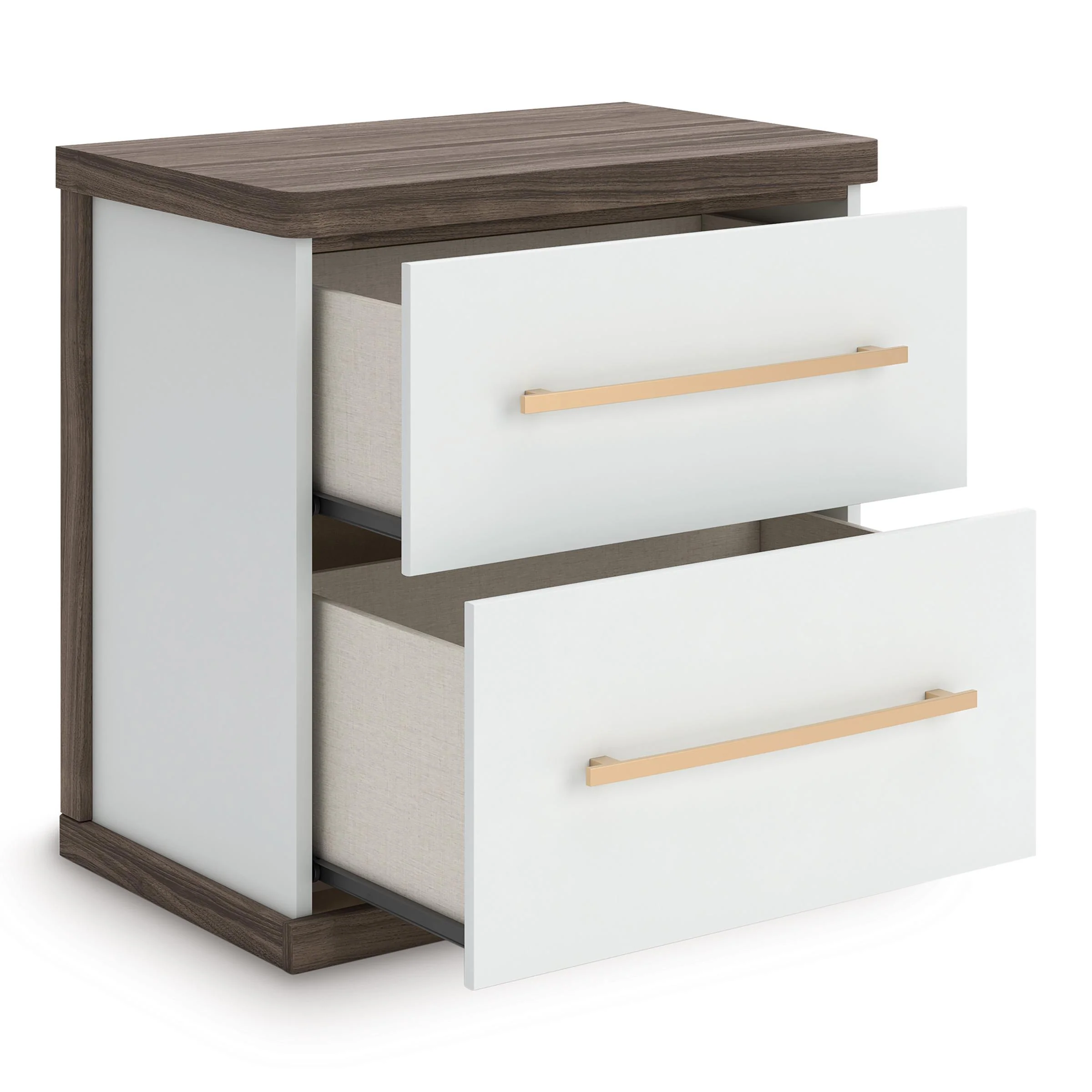 Signature Design by Ashley Kendanport PCB1108-92 Two Drawer Night Stand - Image 2