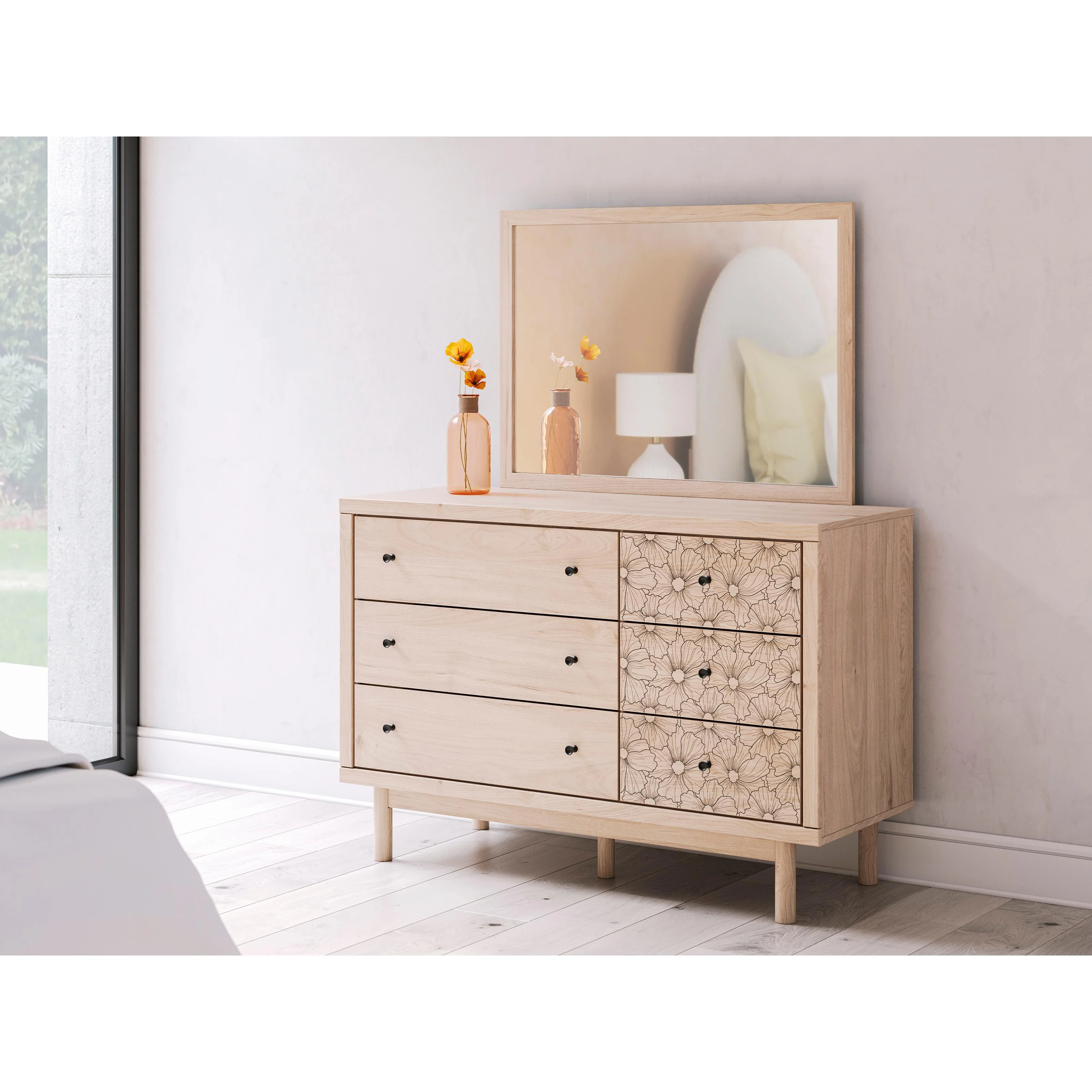 Signature Design by Ashley Arloster PCB1566-36 Bedroom Mirror - Image 3
