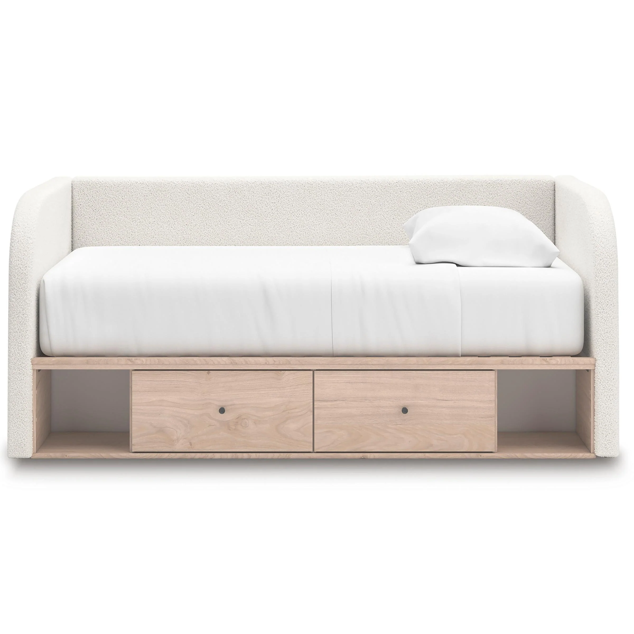 Signature Design by Ashley Arloster PCB1566B9 Twin Upholstered Day Bed with Storage - Image 3