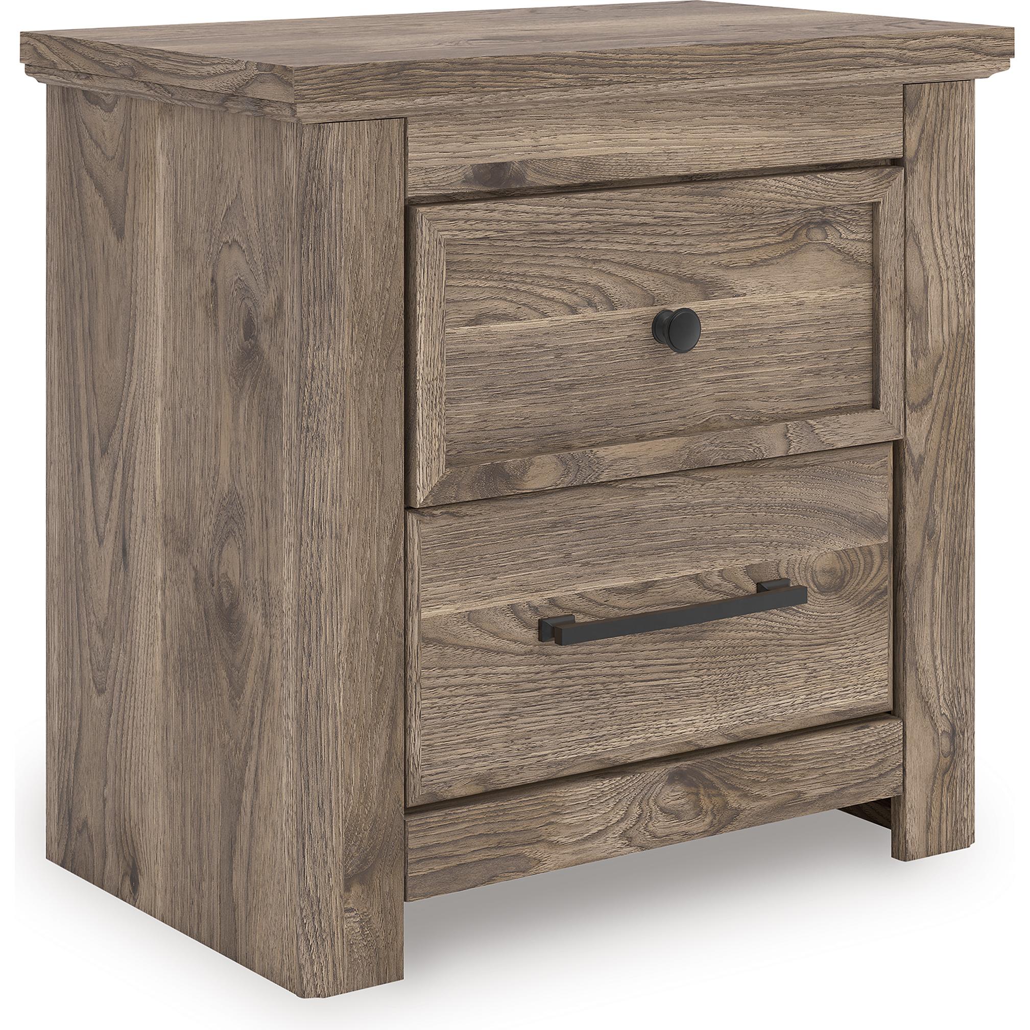Signature Design by Ashley Rusticott PCB2260-92 Two Drawer Night Stand - Image 1