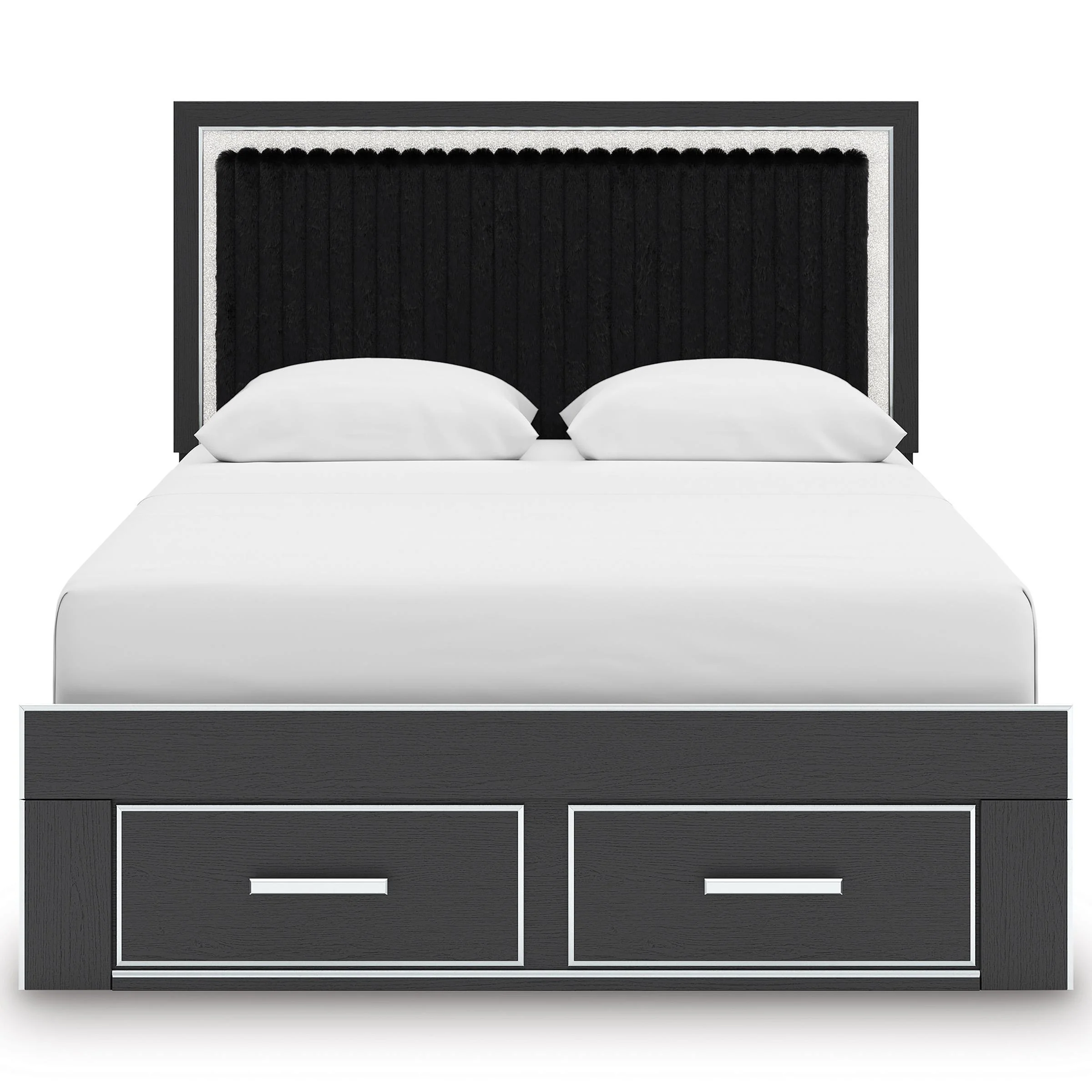 Signature Design by Ashley Zuraleus PCB3380B4 Queen Upholstered Panel Storage Bed - Image 3