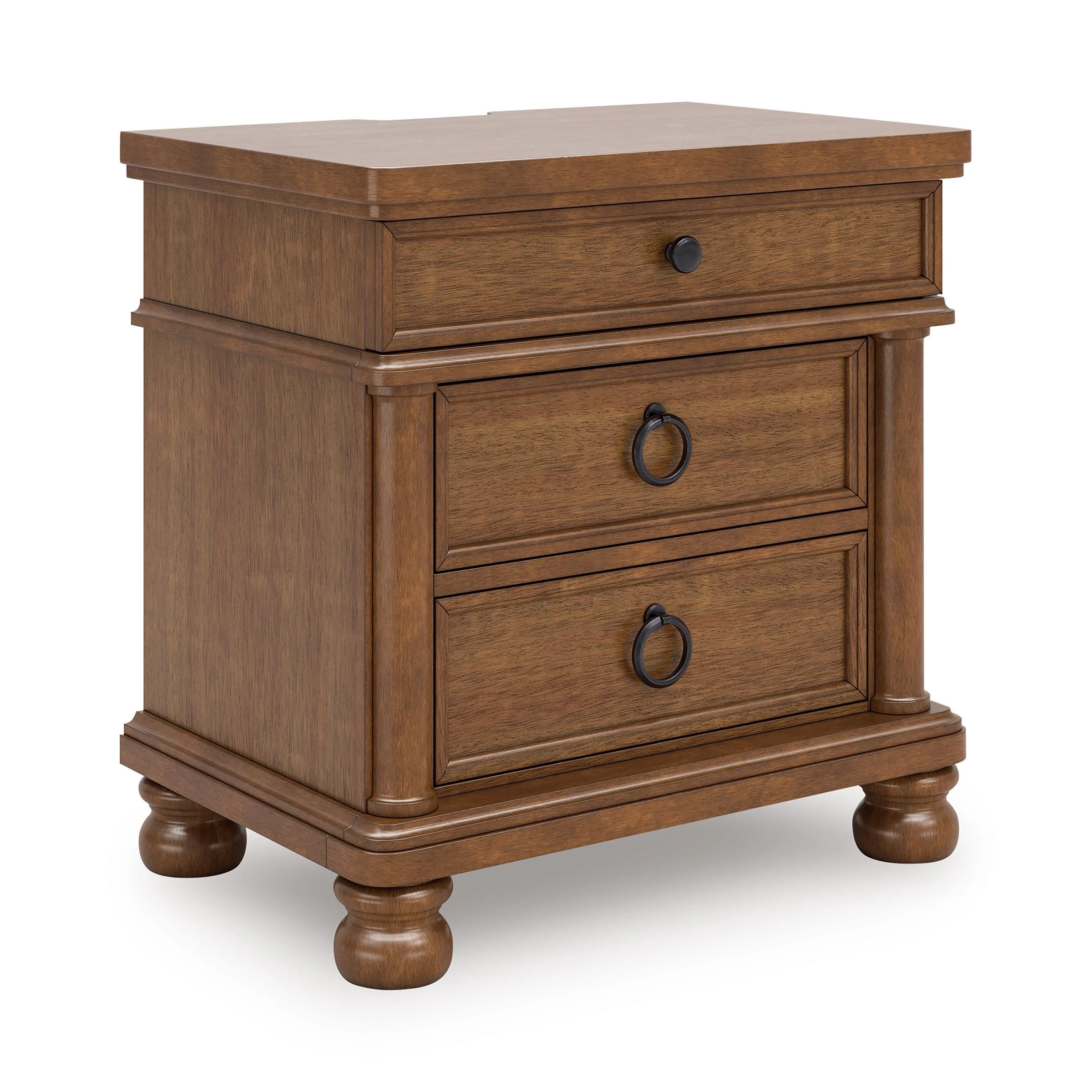 Signature Design by Ashley Rowlenstown PCB824-93 Three Drawer Night Stand - Image 1