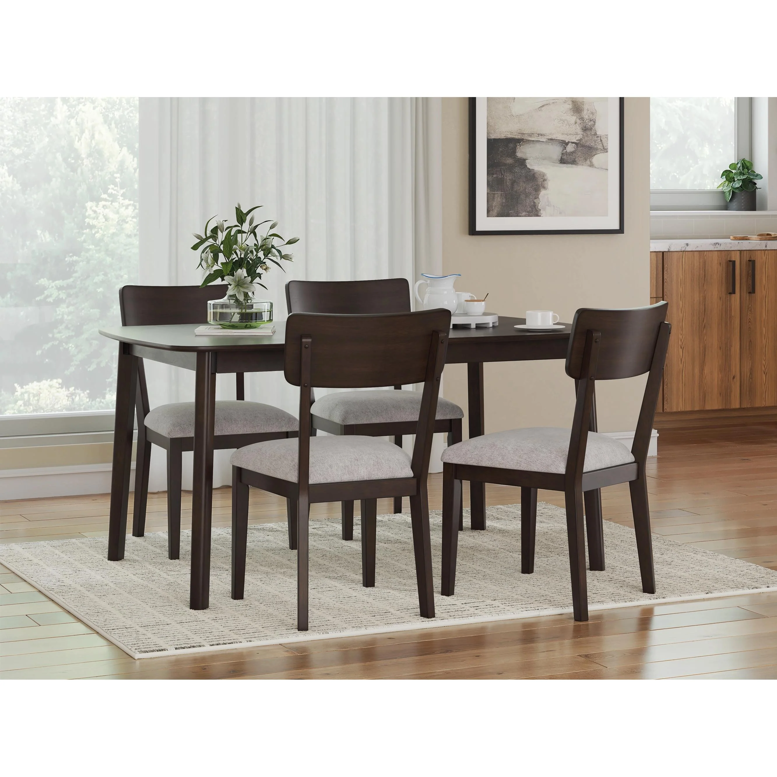 Signature Design by Ashley Mallenette PCD607-225 Dining Room Table Set - Image 2