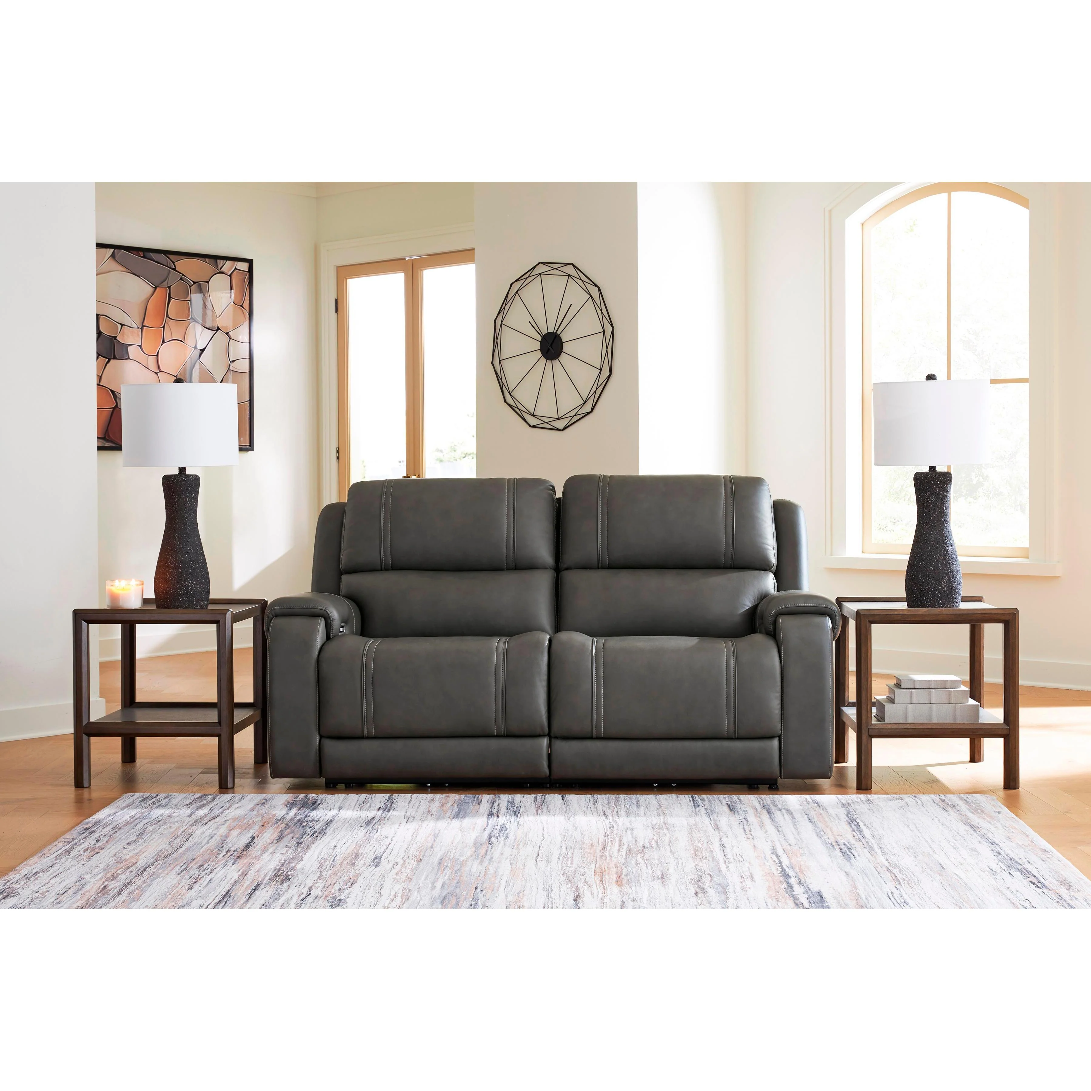 Signature Design by Ashley 5Z - Pittson PCU12600S1 2 pc Power Reclining Sectional Loveseat - Image 2