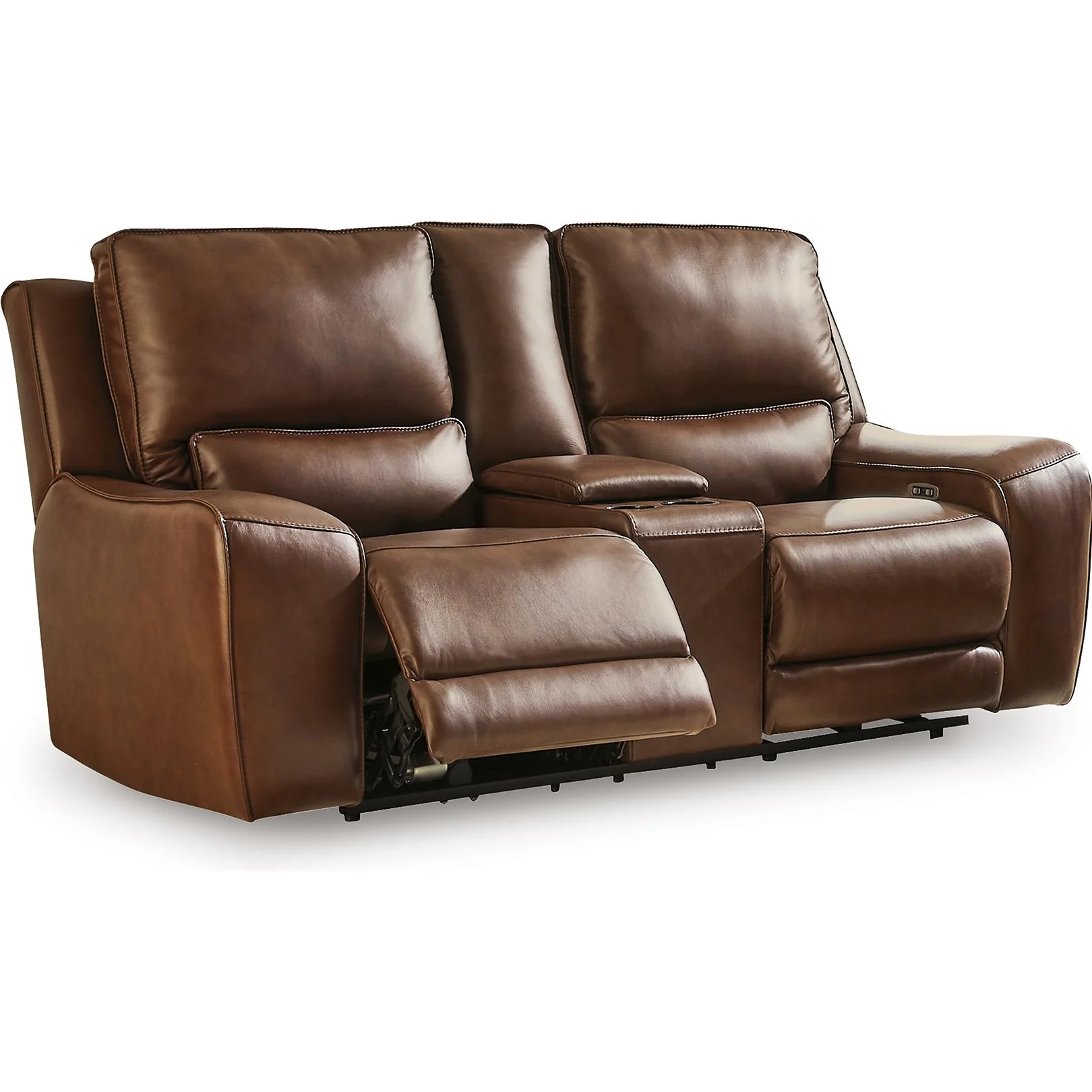 Signature Design by Ashley DeepWakes PCU6260718 Power Reclining Loveseat with Console and Adjustable Headrest - Image 1
