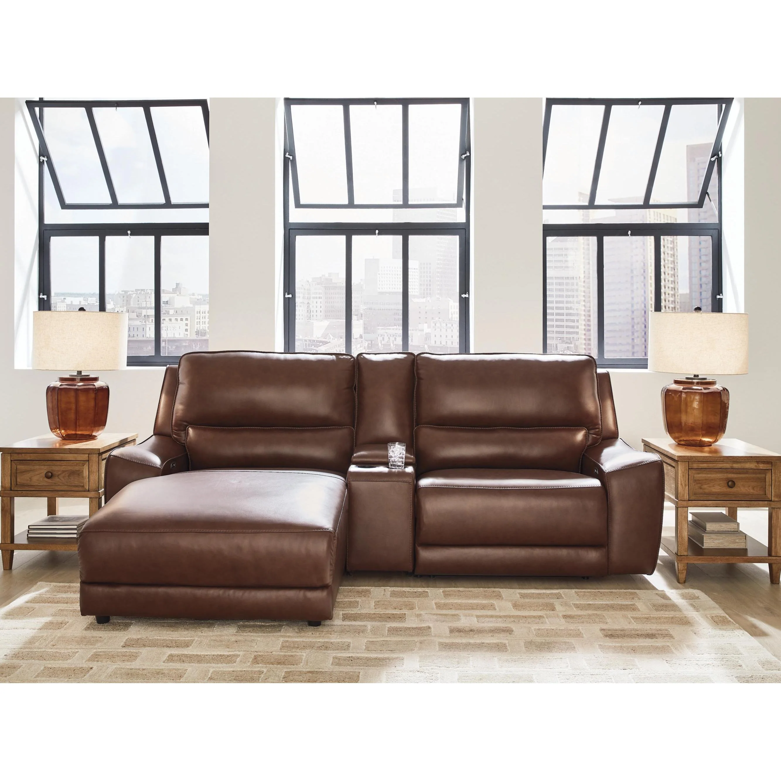 Signature Design by Ashley DeepWakes PCU62607S17 3 pc Power Reclining Sectional with Chaise - Image 2
