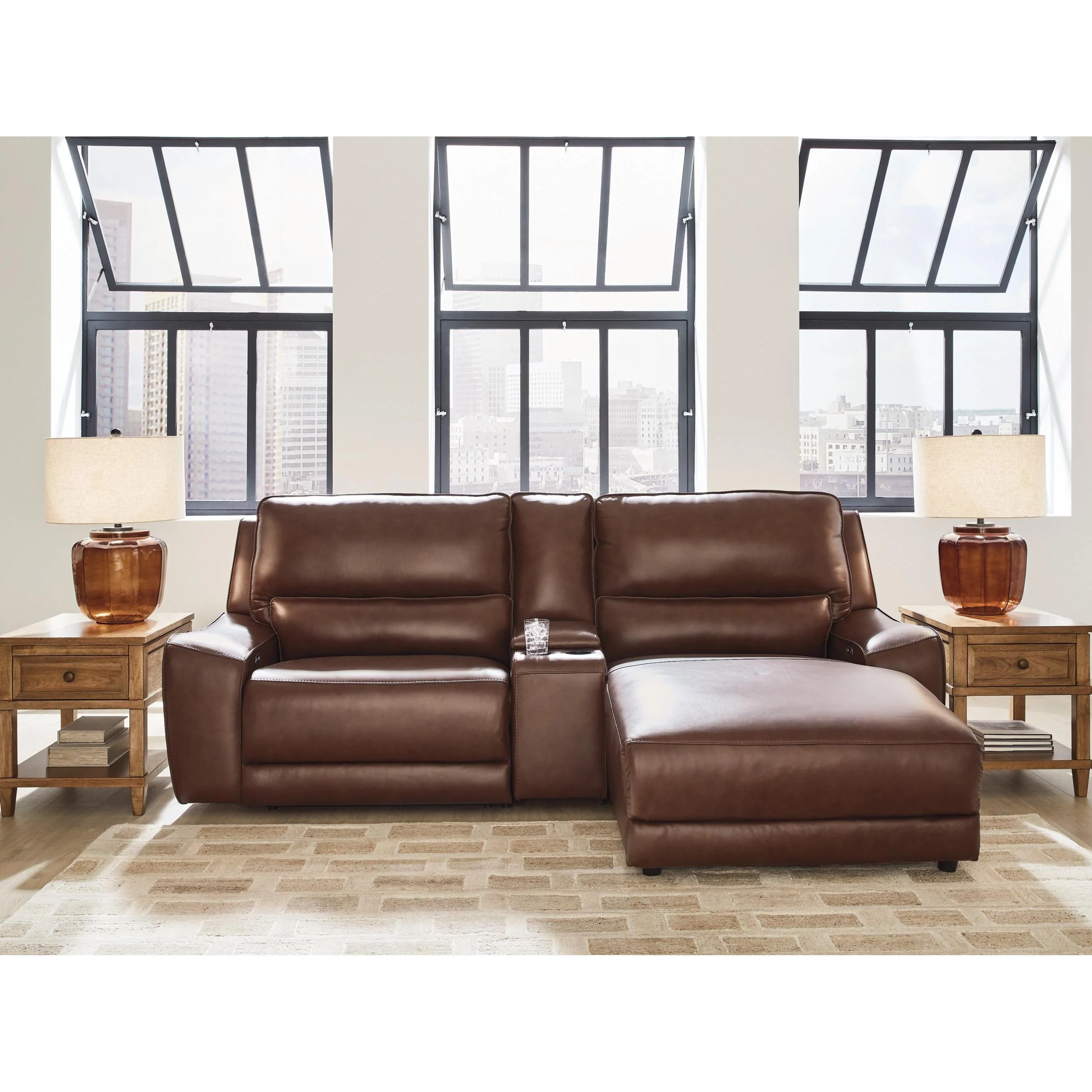 Signature Design by Ashley DeepWakes PCU62607S4 3 pc Power Reclining Sectional with Chaise - Image 2
