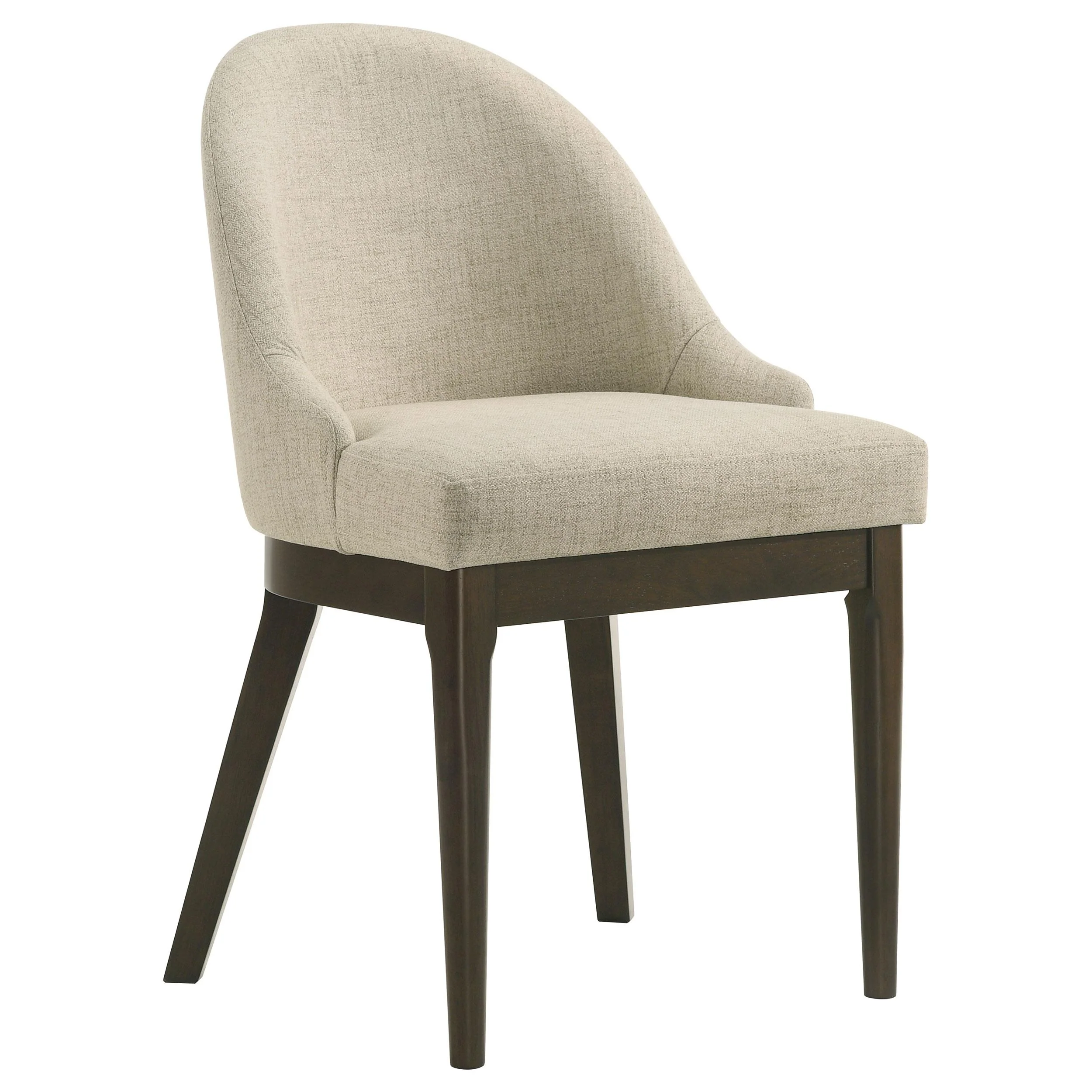 Coaster Furniture Reseda 193672 Set of 2 Upholstered Dining Side Chair - Beige - Image 3