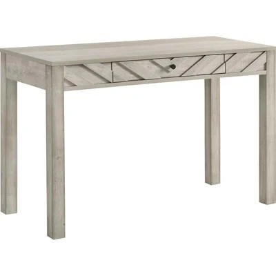 B9330 Crown Mark VALOR Rustic White Writing Desk - Image 2