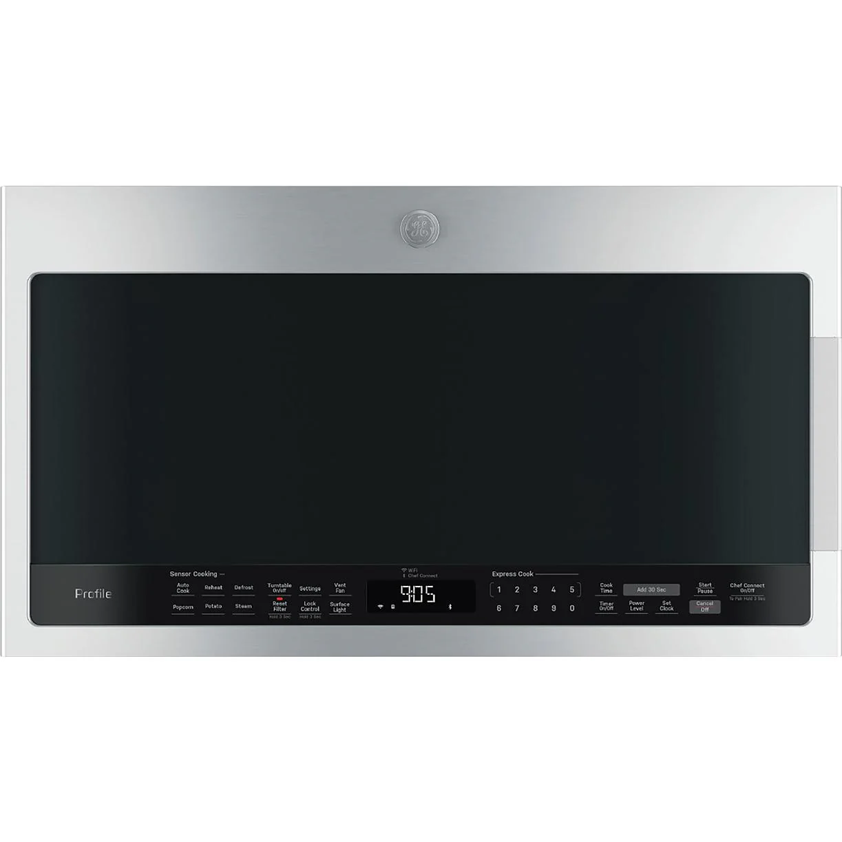 GE Profile 30-inch, 2.1 cu.ft. Over-the-Range Microwave Oven with Chef Connect PVM9005RYSS